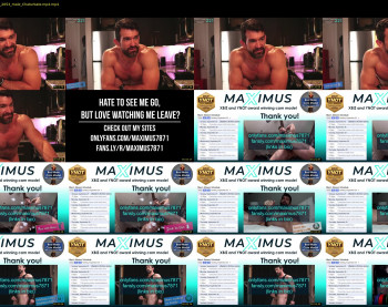 maximus_787 — 4 minute Chaturbate male cam show recording, 1080p, Sep 25, 2022