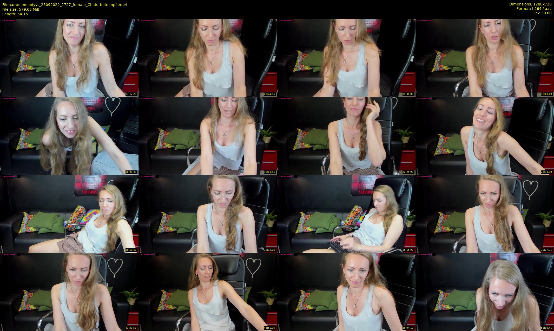 melodyys — 55 minute Chaturbate female cam show recording, 720p, Sep 25, 2022