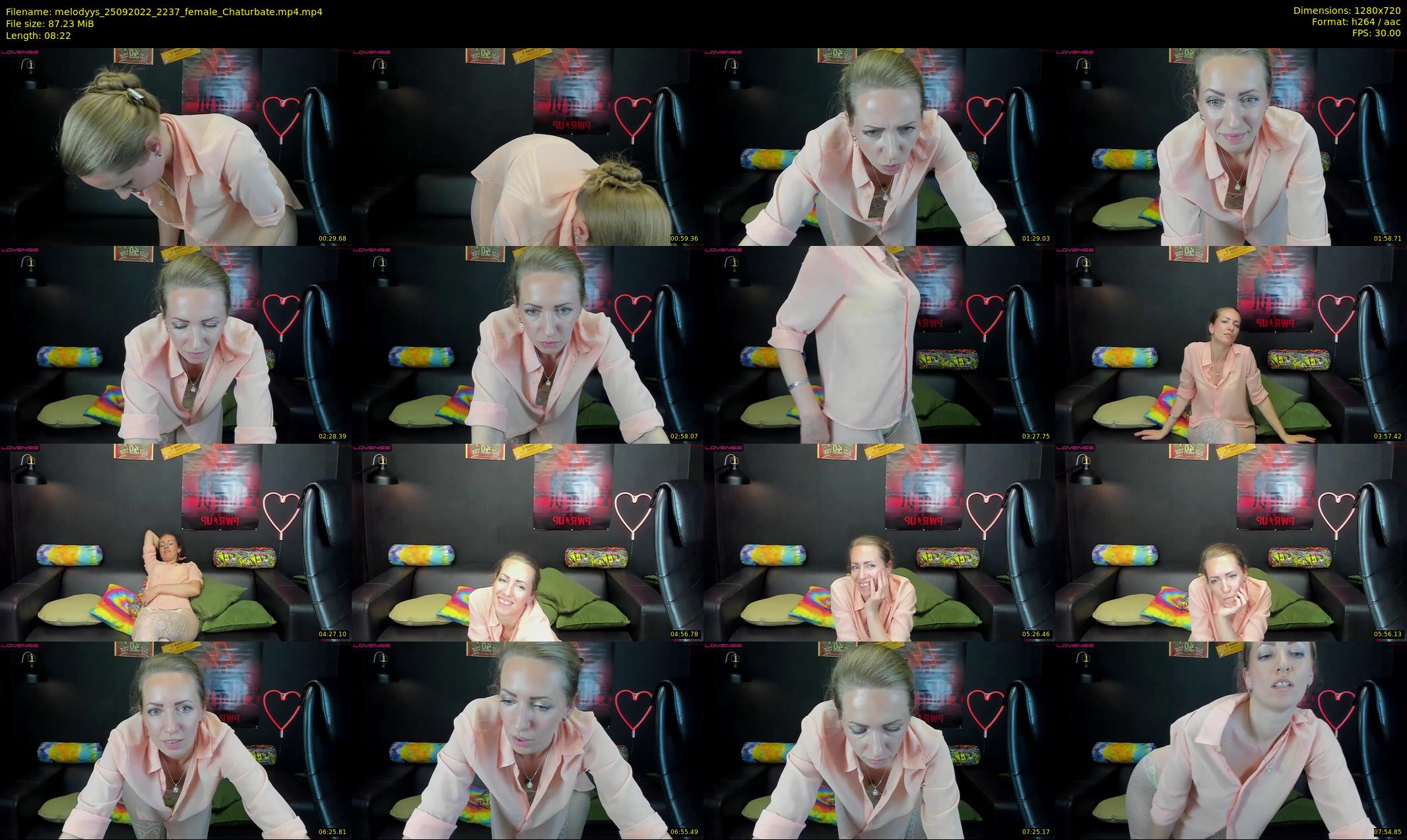 melodyys — 9 minute Chaturbate female cam show recording, 720p, Sep 25, 2022