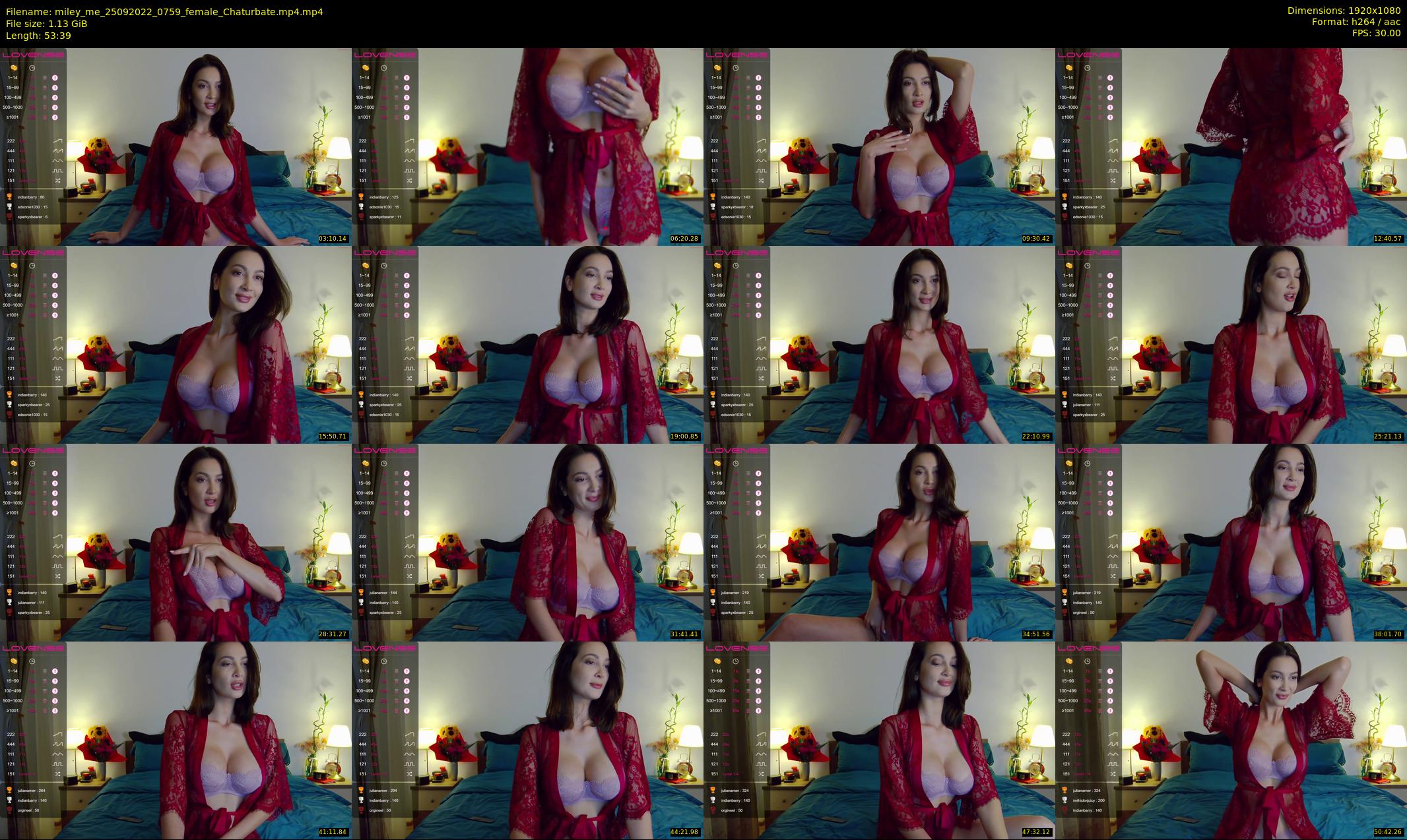 miley_me — 54 minute Chaturbate female cam show recording, 1080p, Sep 25, 2022
