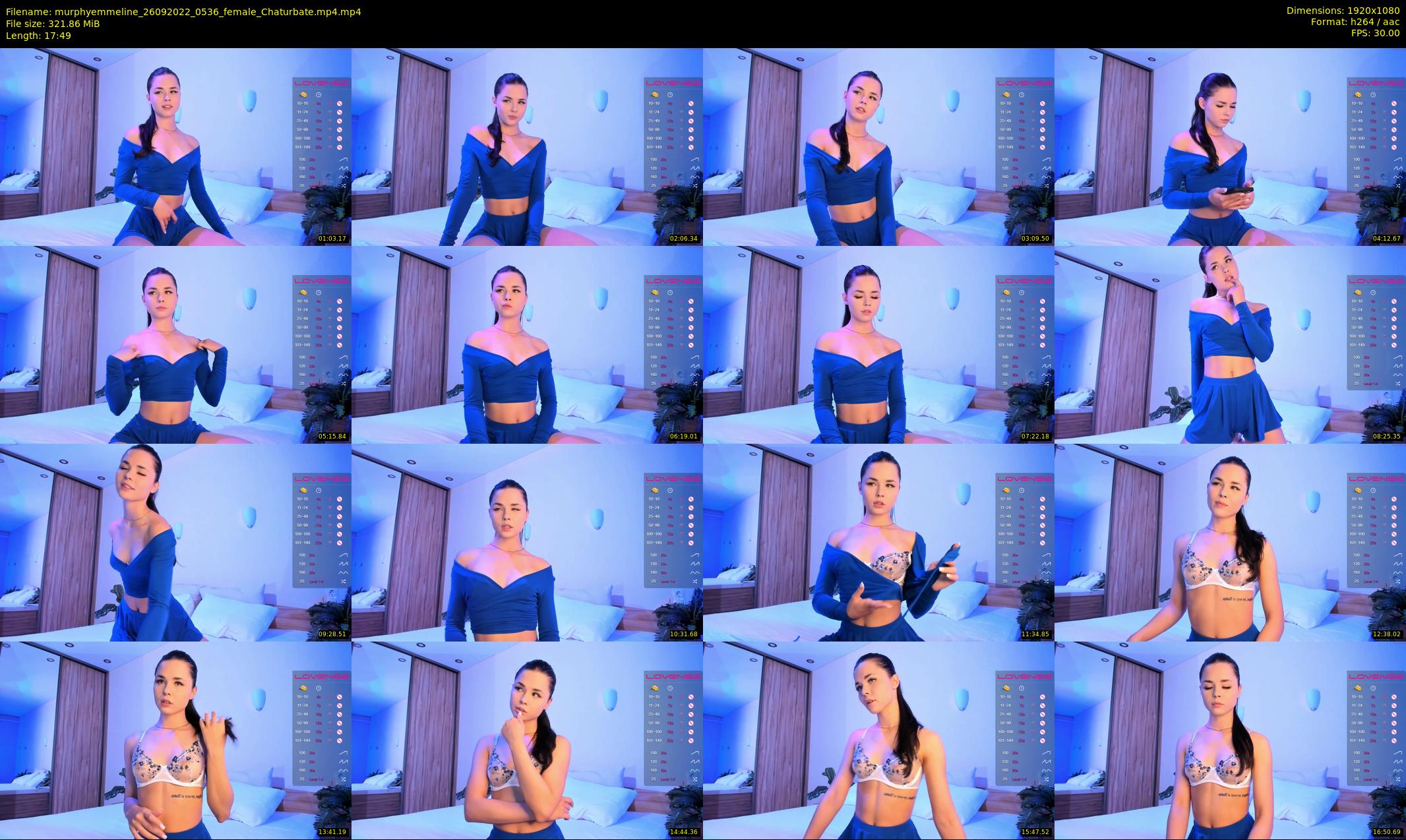 murphyemmeline — 18 minute Chaturbate female cam show recording, 1080p, Sep 26, 2022
