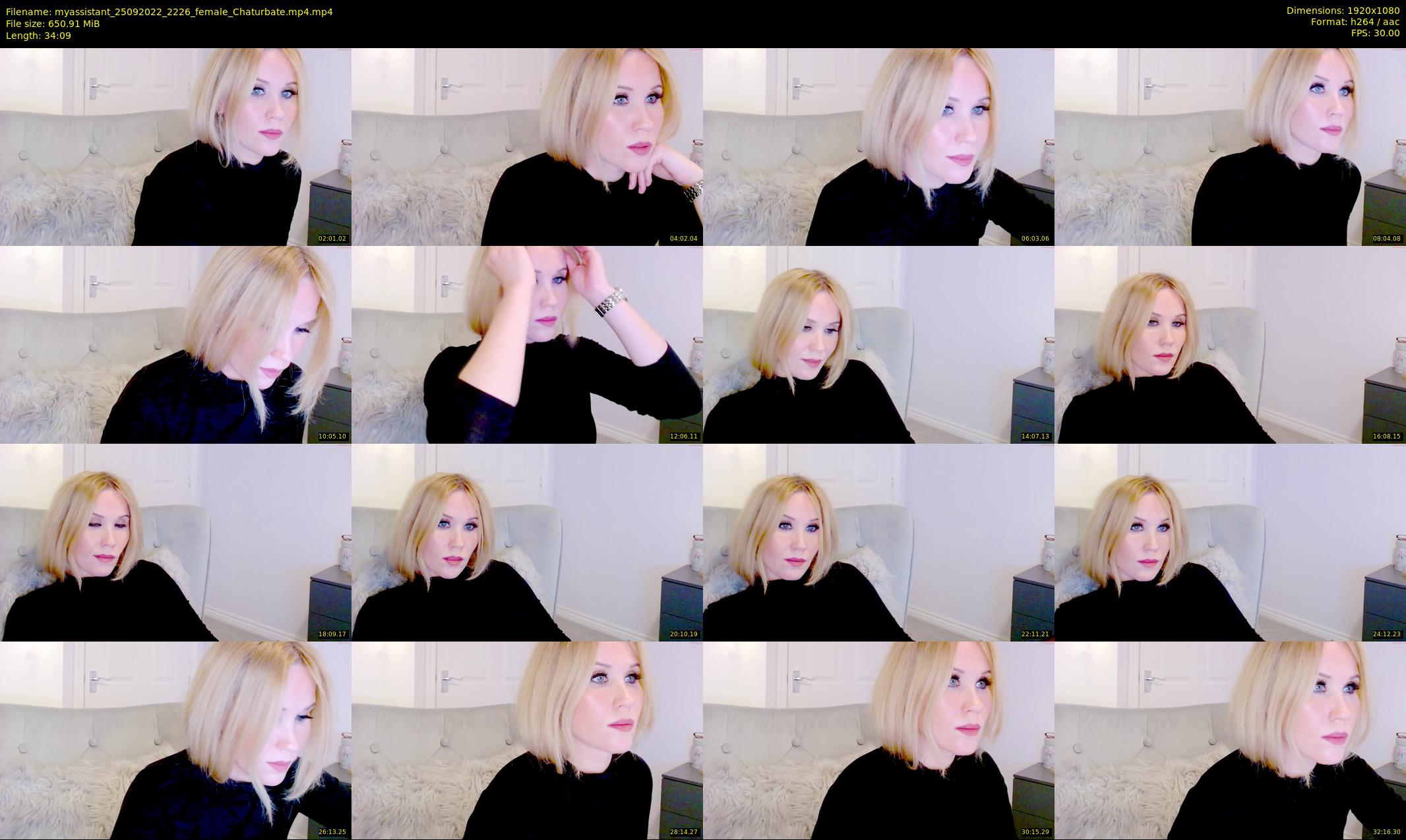 myassistant — 35 minute Chaturbate female cam show recording, 1080p, Sep 25, 2022