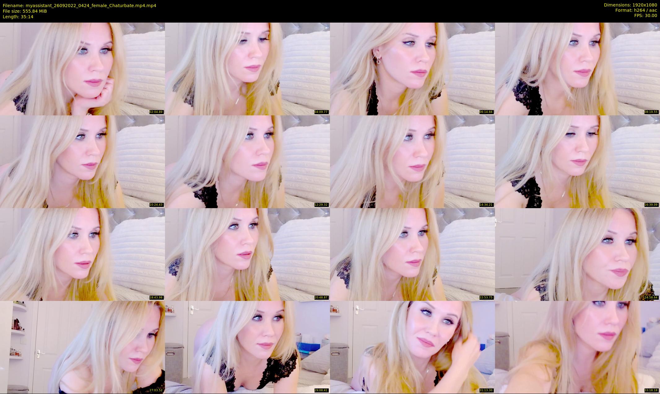 myassistant — 36 minute Chaturbate female cam show recording, 1080p, Sep 26, 2022