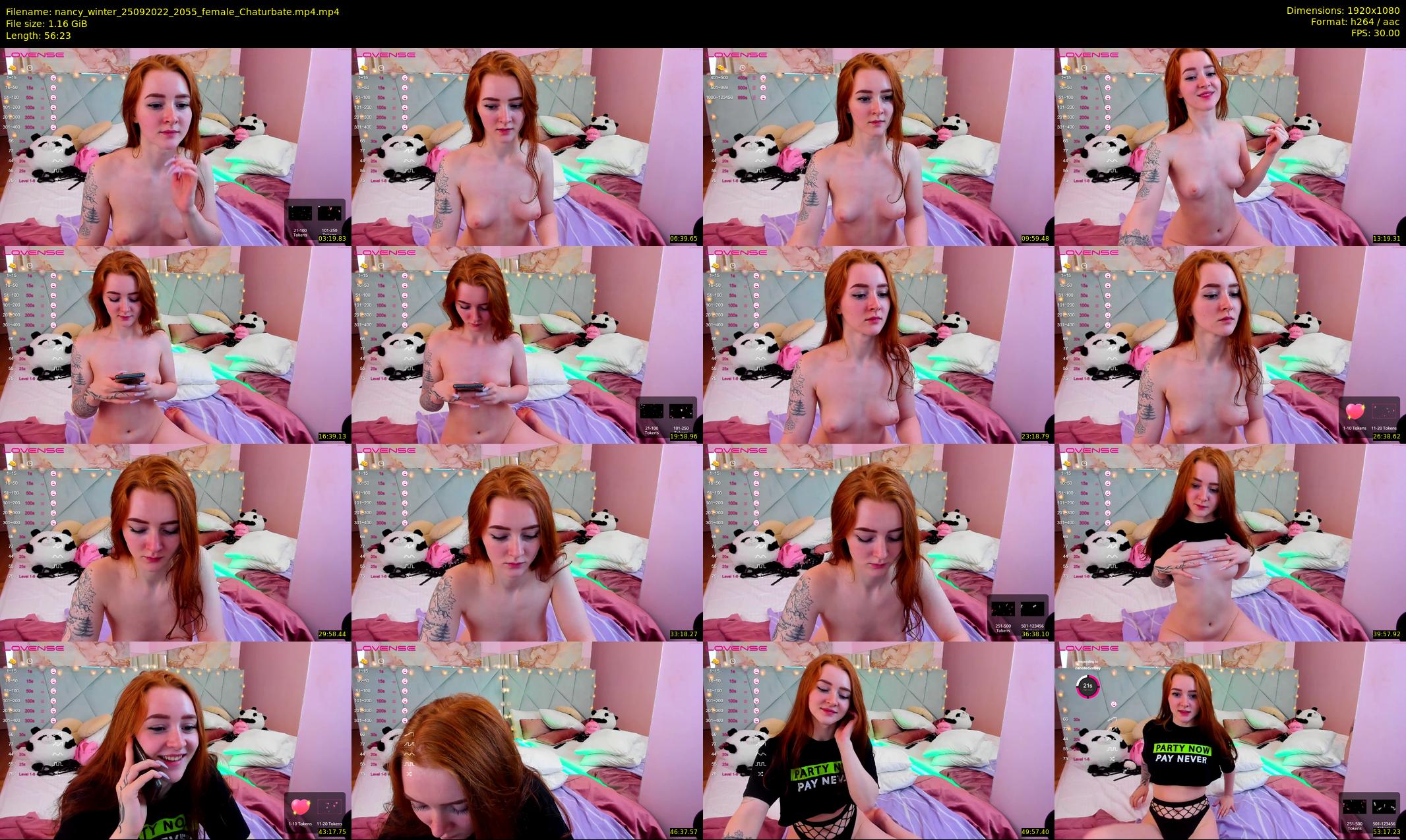 nancy_winter — 57 minute Chaturbate female cam show recording, 1080p, Sep 25, 2022