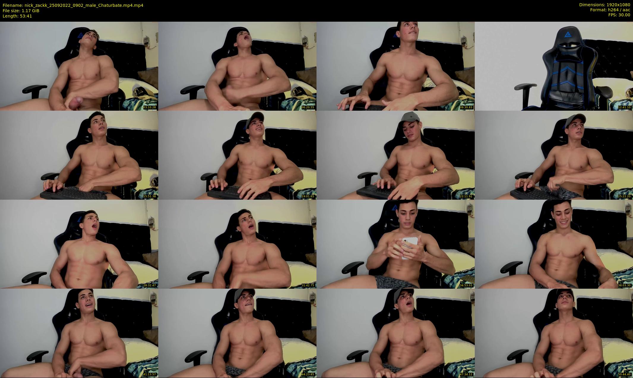 nick_zackk — 54 minute Chaturbate male cam show recording, 1080p, Sep 25, 2022