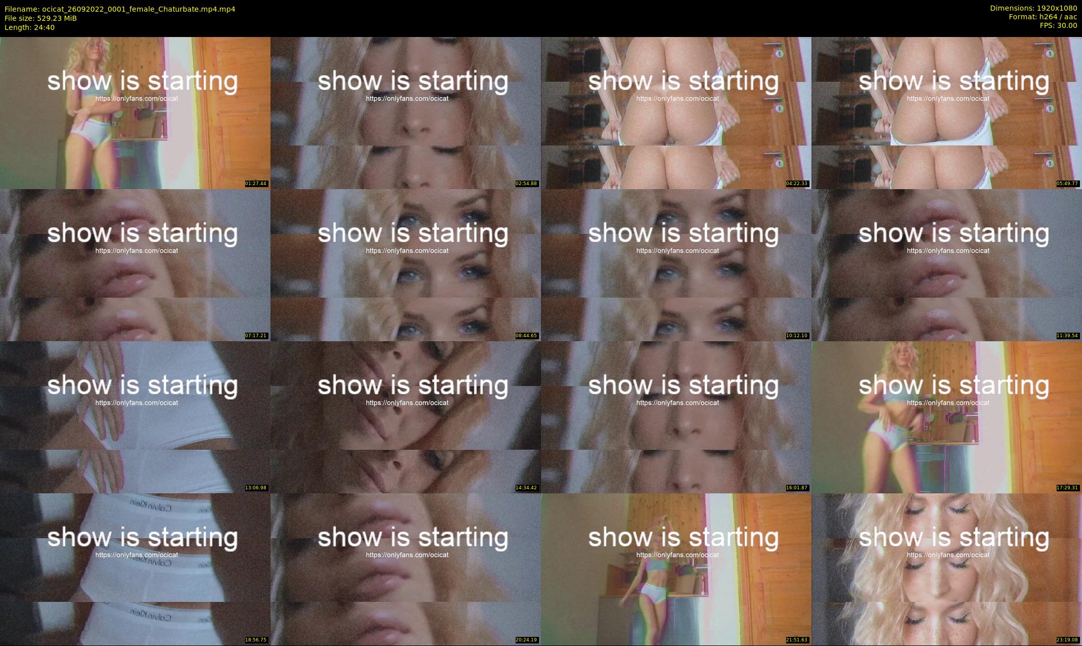 ocicat — 25 minute Chaturbate female cam show recording, 1080p, Sep 26, 2022