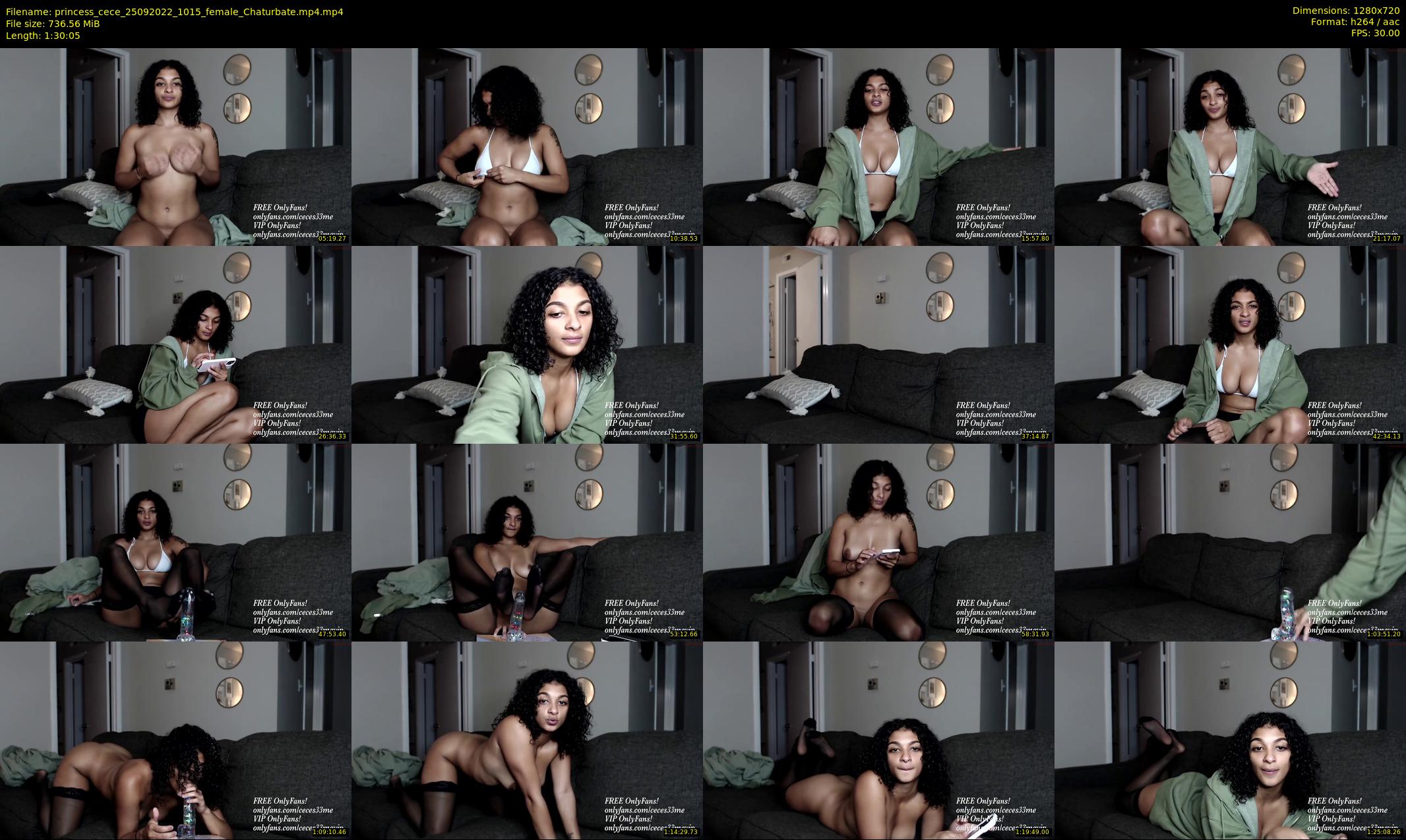 princess_cece — 91 minute Chaturbate female cam show recording, 720p, Sep 25, 2022