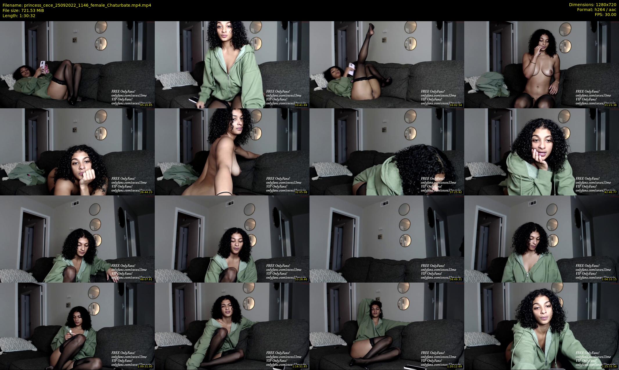 princess_cece — 91 minute Chaturbate female cam show recording, 720p, Sep 25, 2022