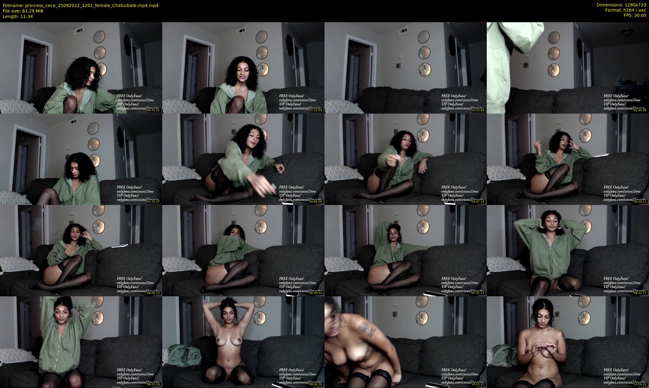 princess_cece — 12 minute Chaturbate female cam show recording, 720p, Sep 25, 2022