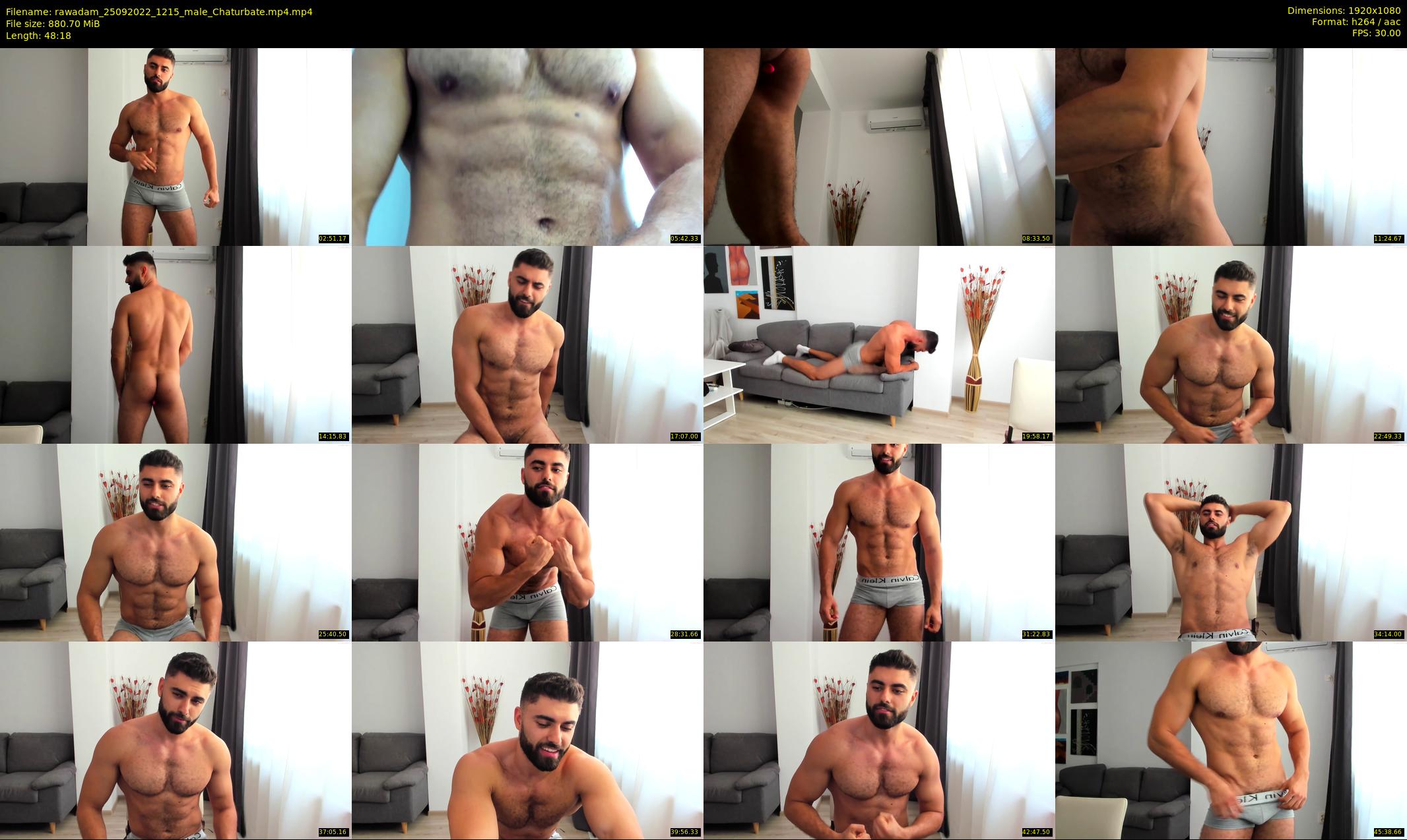 rawadam — 49 minute Chaturbate male cam show recording, 1080p, Sep 25, 2022