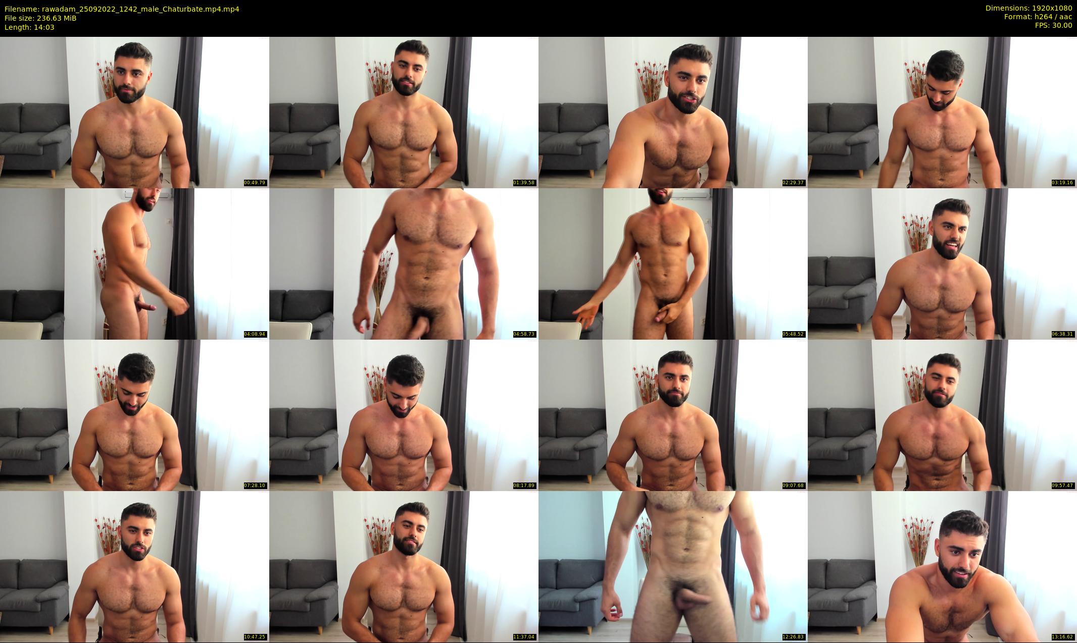 rawadam — 15 minute Chaturbate male cam show recording, 1080p, Sep 25, 2022