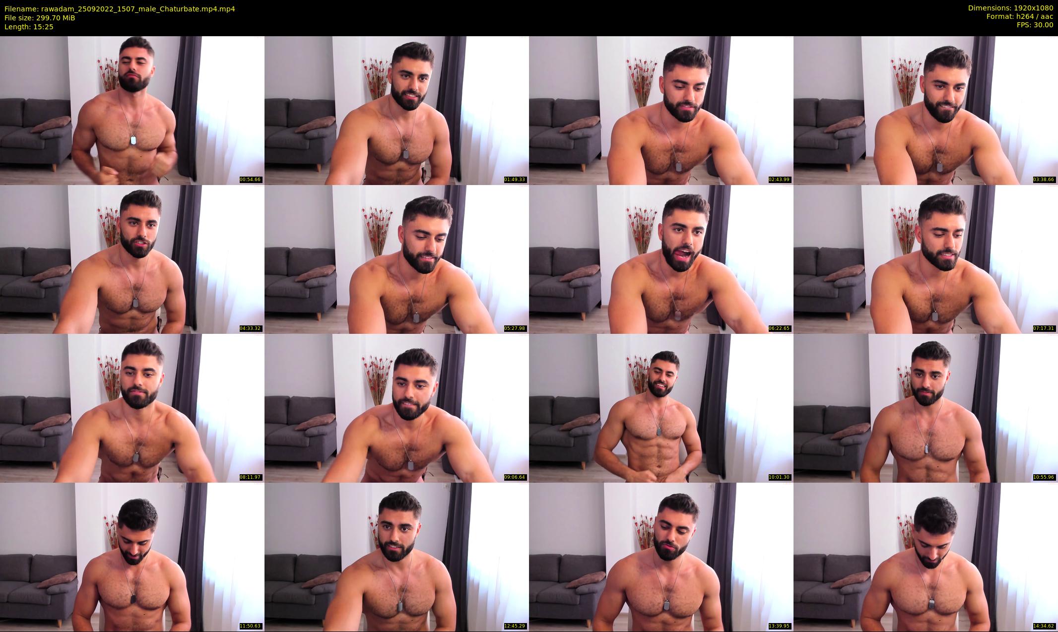 rawadam — 16 minute Chaturbate male cam show recording, 1080p, Sep 25, 2022