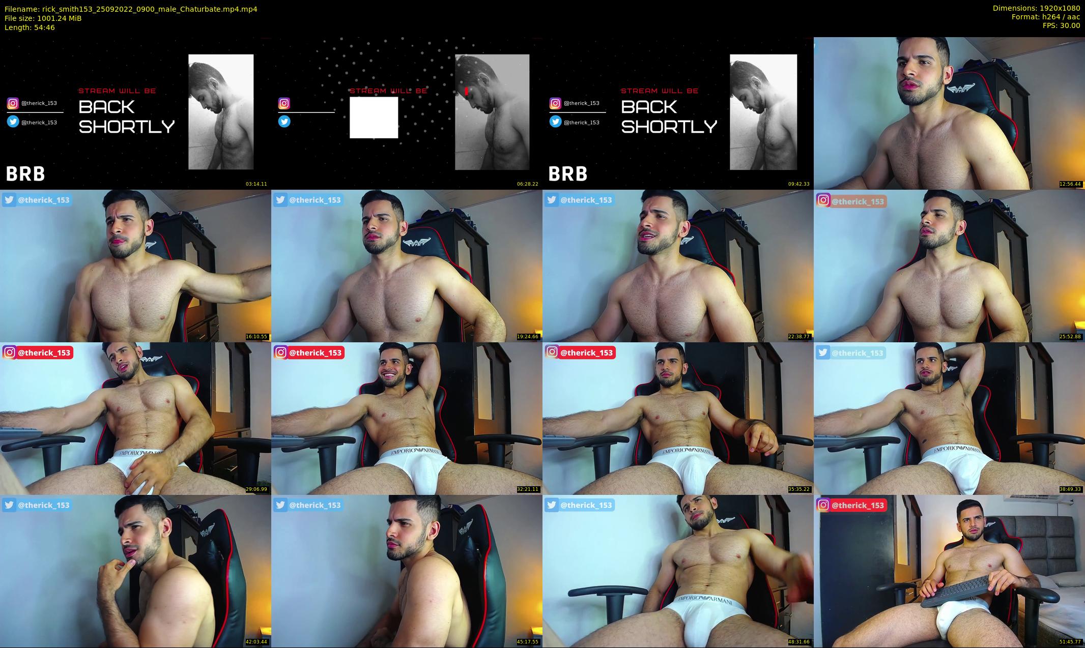 rick_smith153 — 55 minute Chaturbate male cam show recording, 1080p, Sep 25, 2022