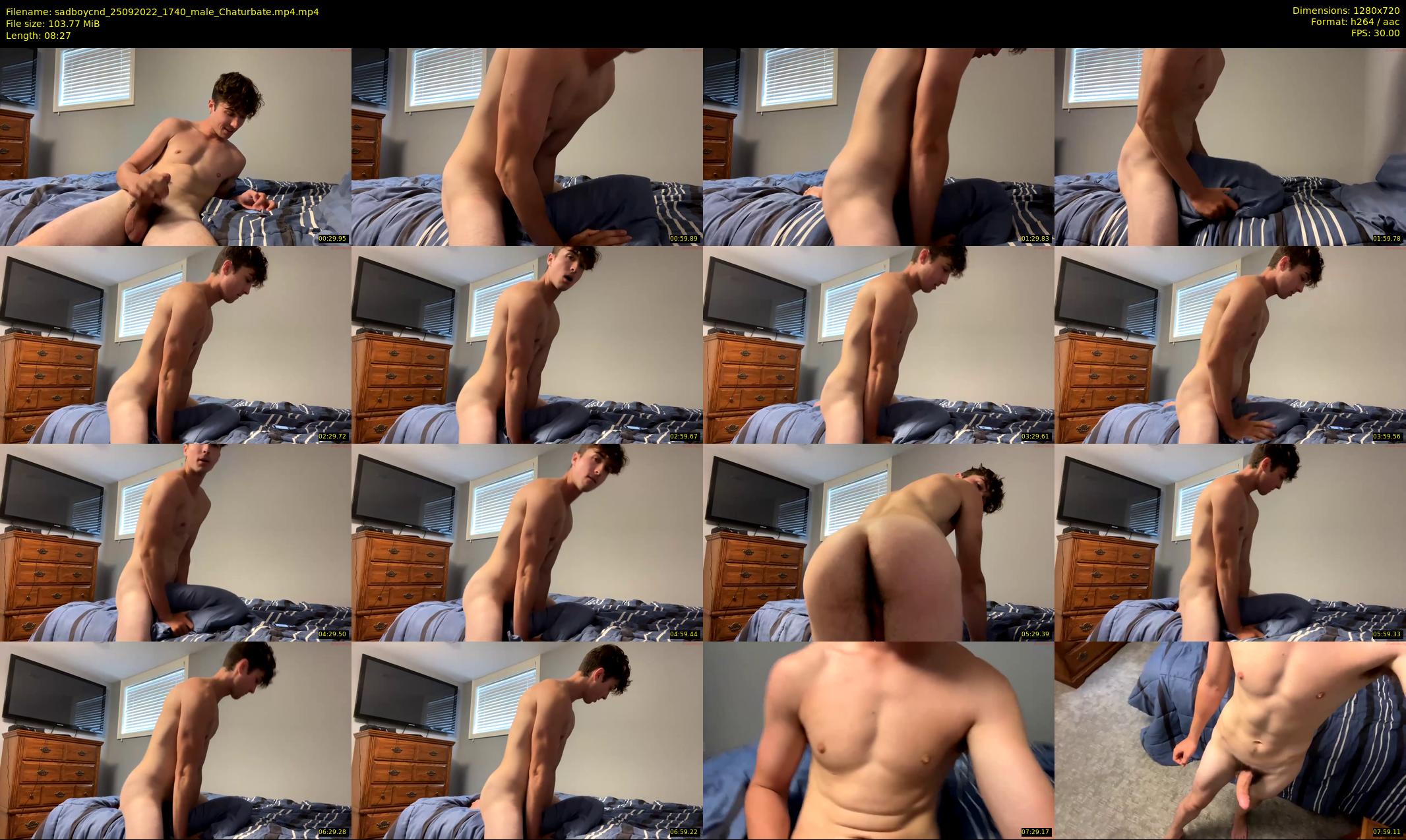 sadboycnd — 9 minute Chaturbate male cam show recording, 720p, Sep 25, 2022