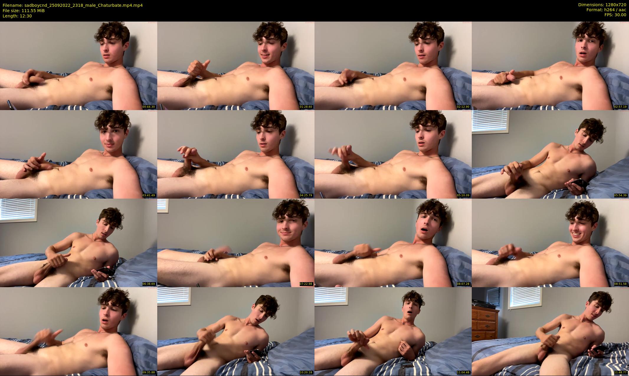 sadboycnd — 13 minute Chaturbate male cam show recording, 720p, Sep 25, 2022