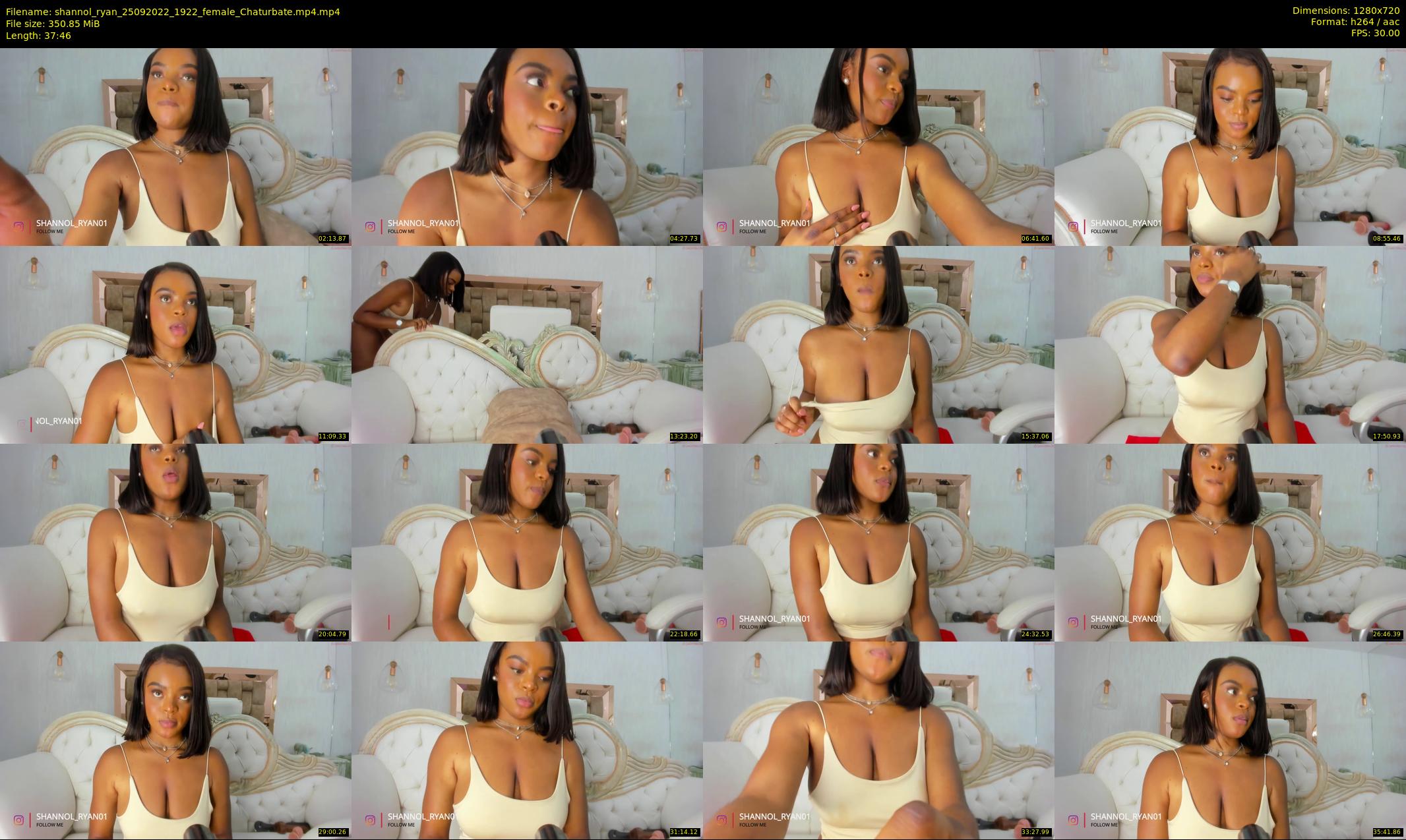 shannol_ryan — 38 minute Chaturbate female cam show recording, 720p, Sep 25, 2022