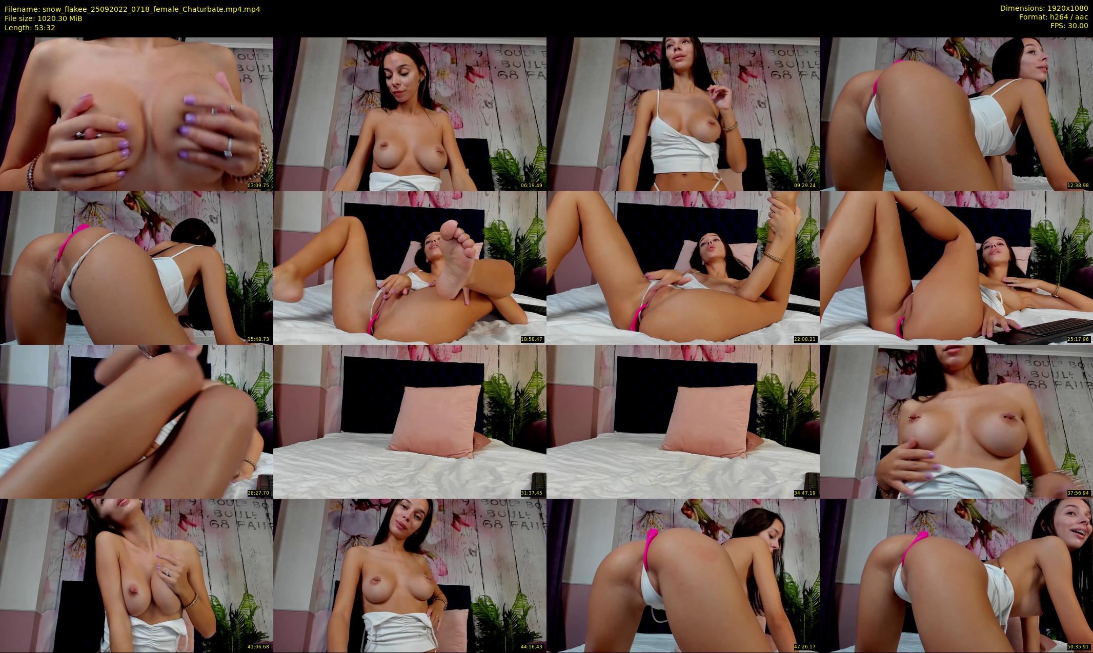 snow_flakee — 54 minute Chaturbate female cam show recording, 1080p, Sep 25, 2022