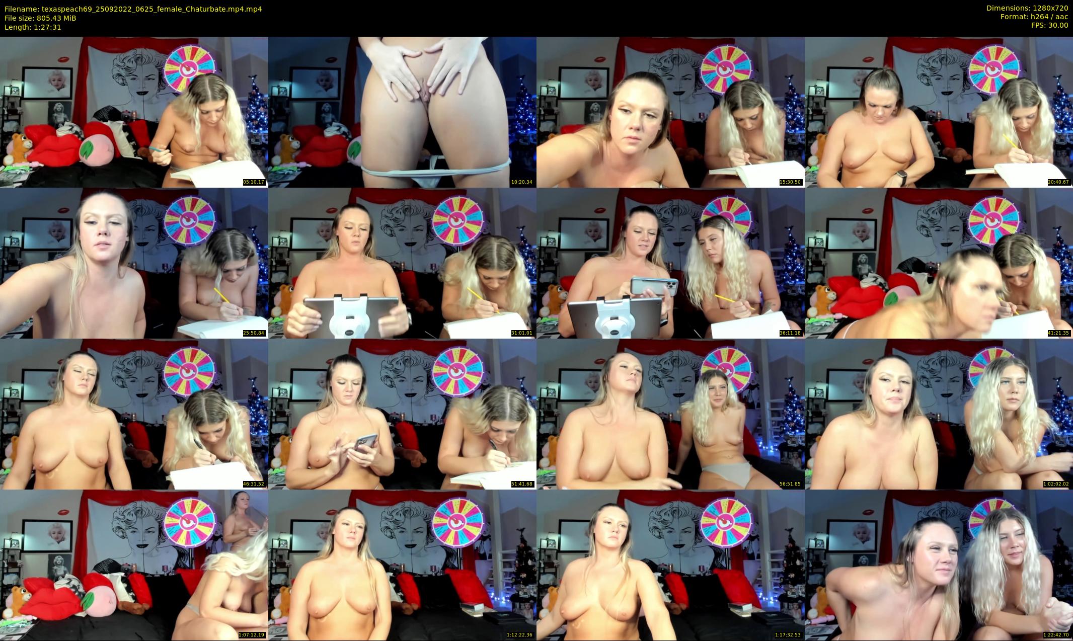 texaspeach69 — 88 minute Chaturbate female cam show recording, 720p, Sep 25, 2022