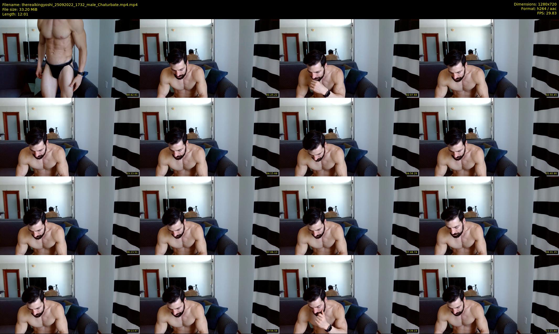 therealkingyoshi — 13 minute Chaturbate male cam show recording, 720p, Sep 25, 2022