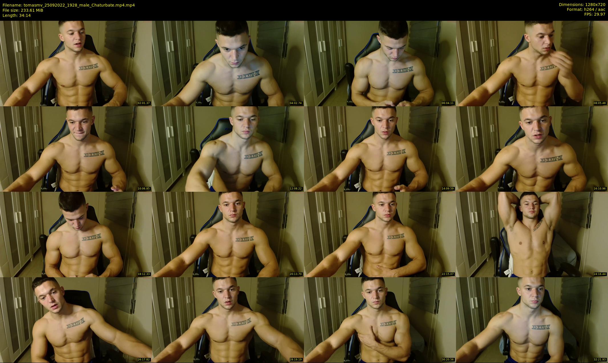 tomasmv — 35 minute Chaturbate male cam show recording, 720p, Sep 25, 2022