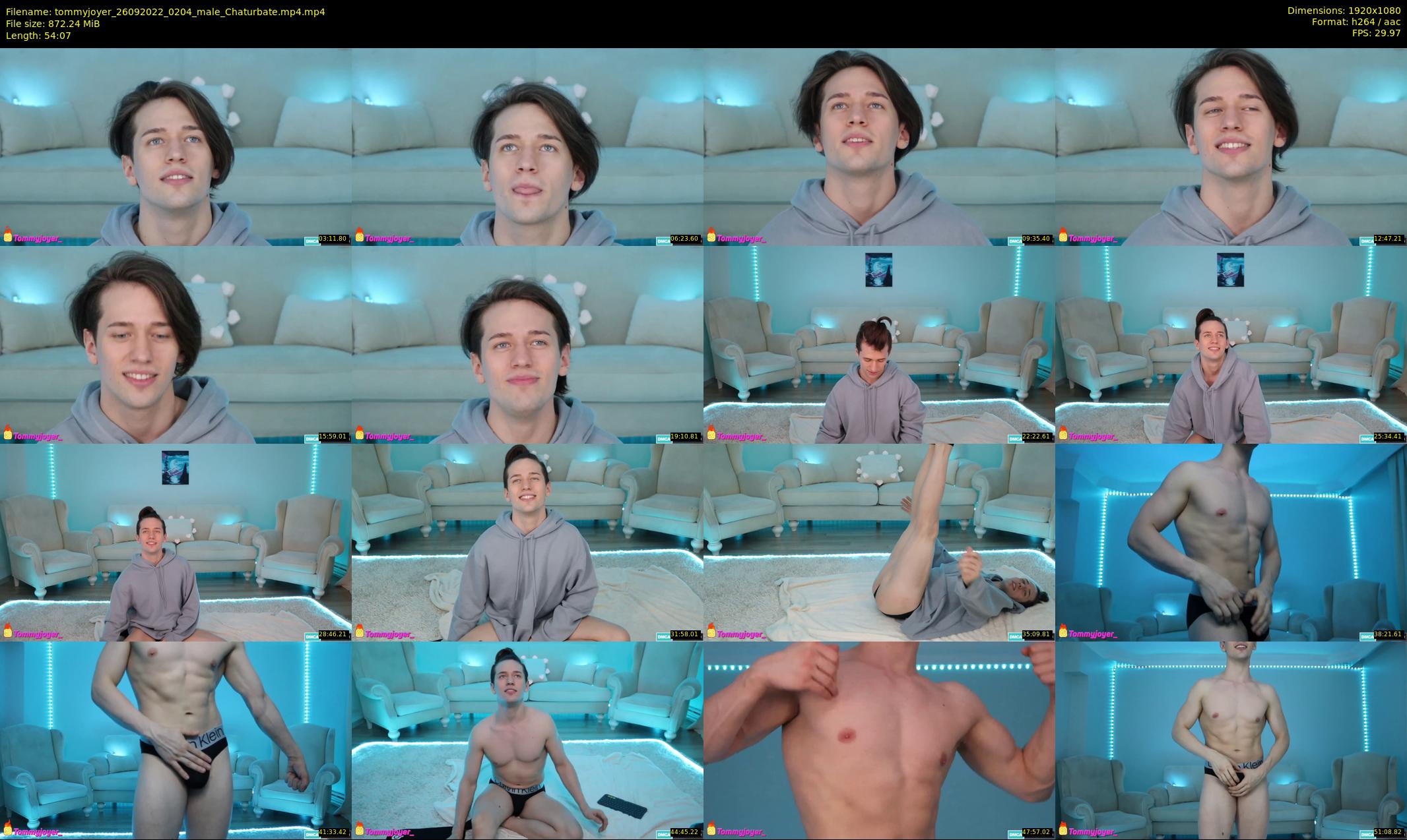tommyjoyer — 55 minute Chaturbate male cam show recording, 1080p, Sep 26, 2022