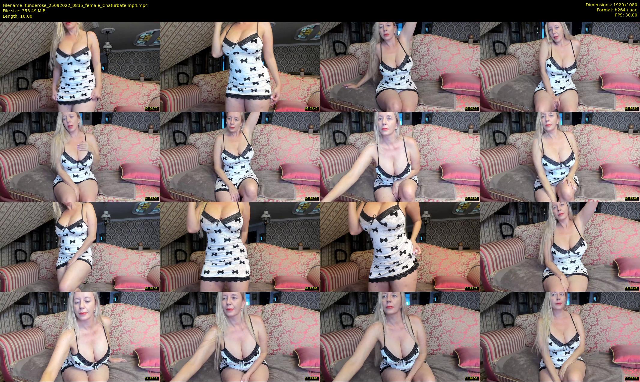 tunderose — 16 minute Chaturbate female cam show recording, 1080p, Sep 25, 2022