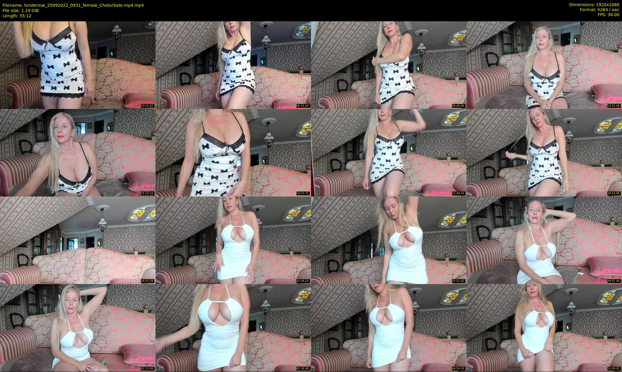tunderose — 56 minute Chaturbate female cam show recording, 1080p, Sep 25, 2022