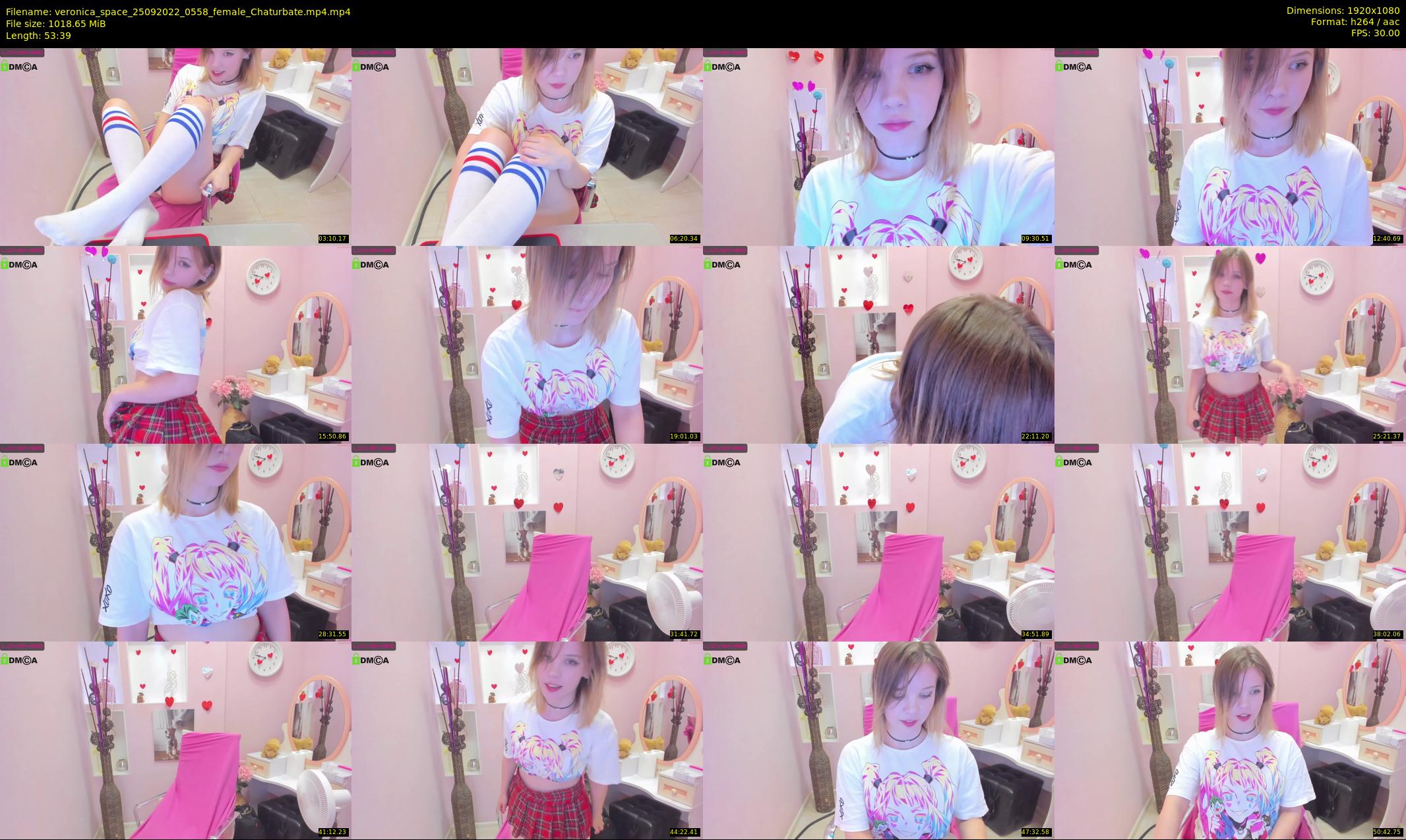 veronica_space — 54 minute Chaturbate female cam show recording, 1080p, Sep 25, 2022