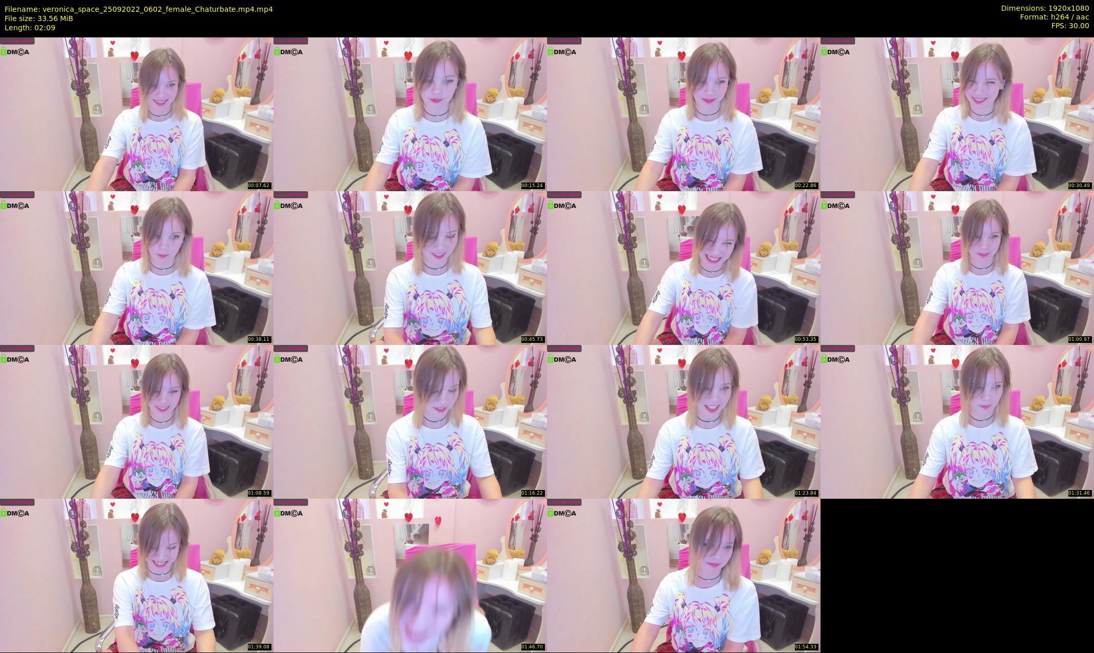 veronica_space — 3 minute Chaturbate female cam show recording, 1080p, Sep 25, 2022