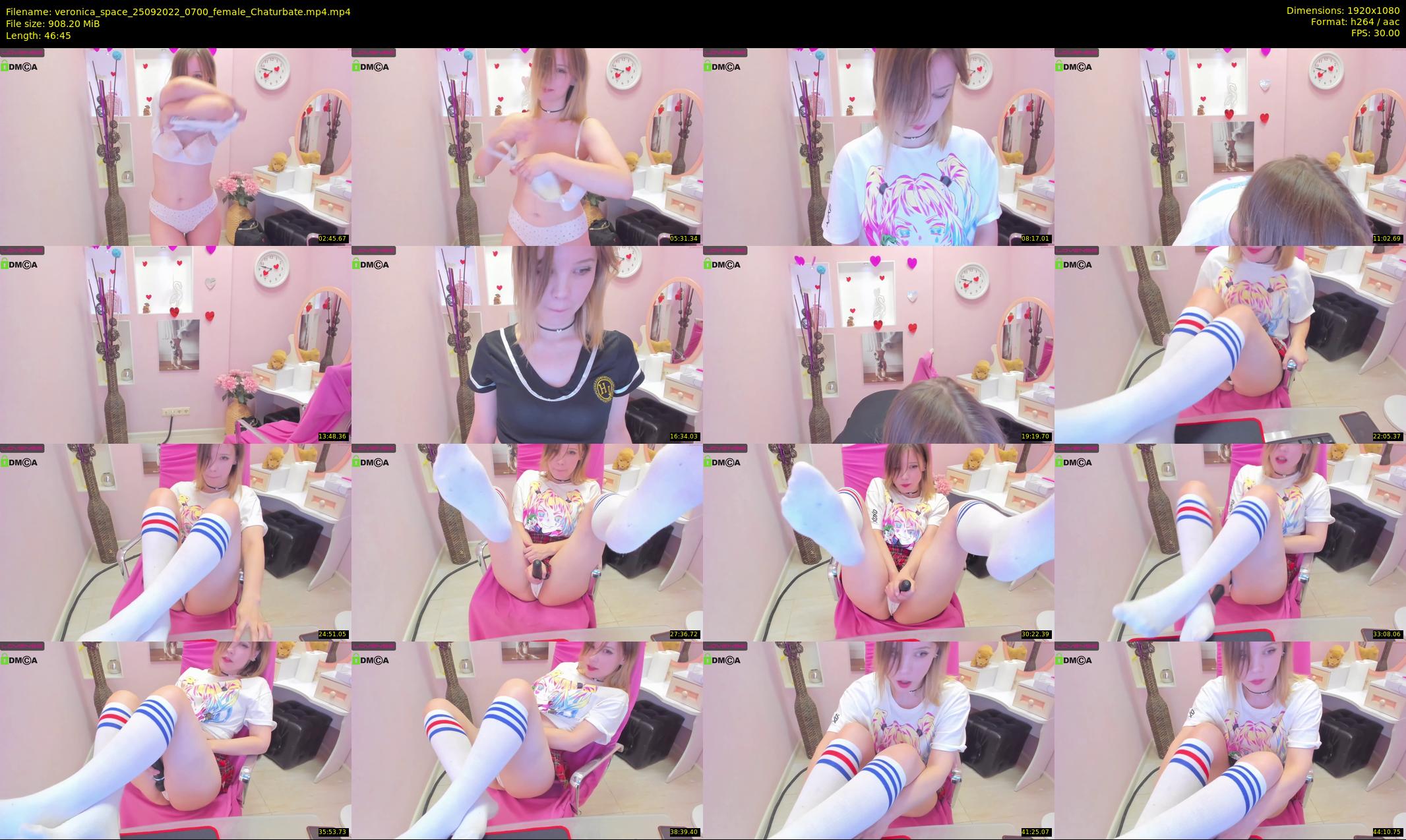 veronica_space — 47 minute Chaturbate female cam show recording, 1080p, Sep 25, 2022