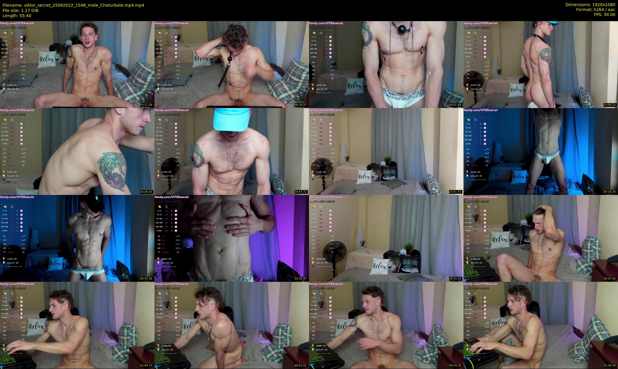 viktor_secret — 56 minute Chaturbate male cam show recording, 1080p, Sep 25, 2022