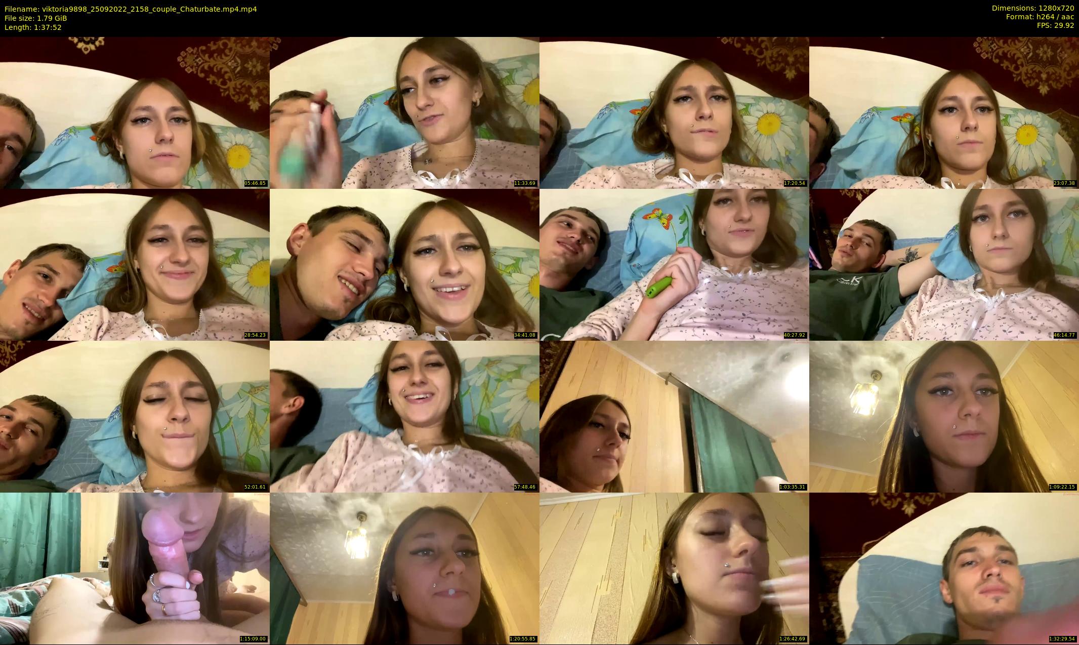 viktoria9898 — 98 minute Chaturbate couple cam show recording, 720p, Sep 25, 2022