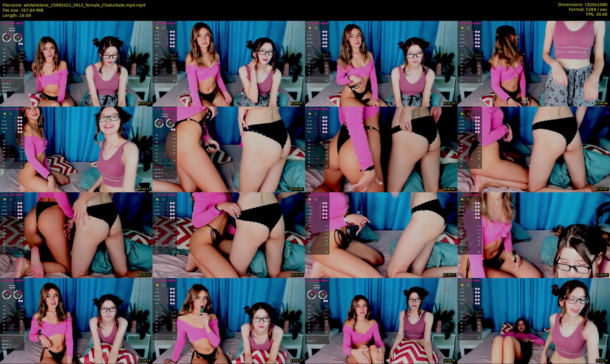 whitehelene — 17 minute Chaturbate female cam show recording, 1080p, Sep 25, 2022