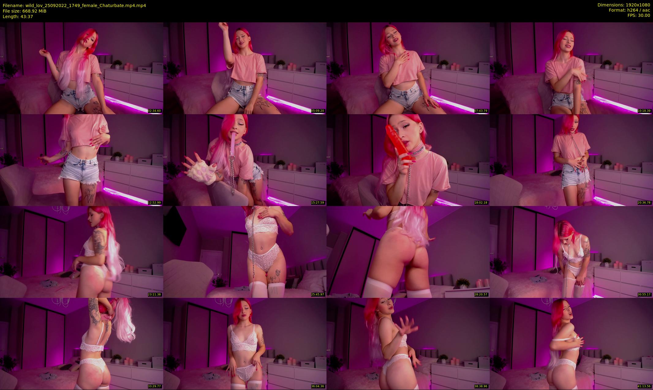 wild_lov — 44 minute Chaturbate female cam show recording, 1080p, Sep 25, 2022