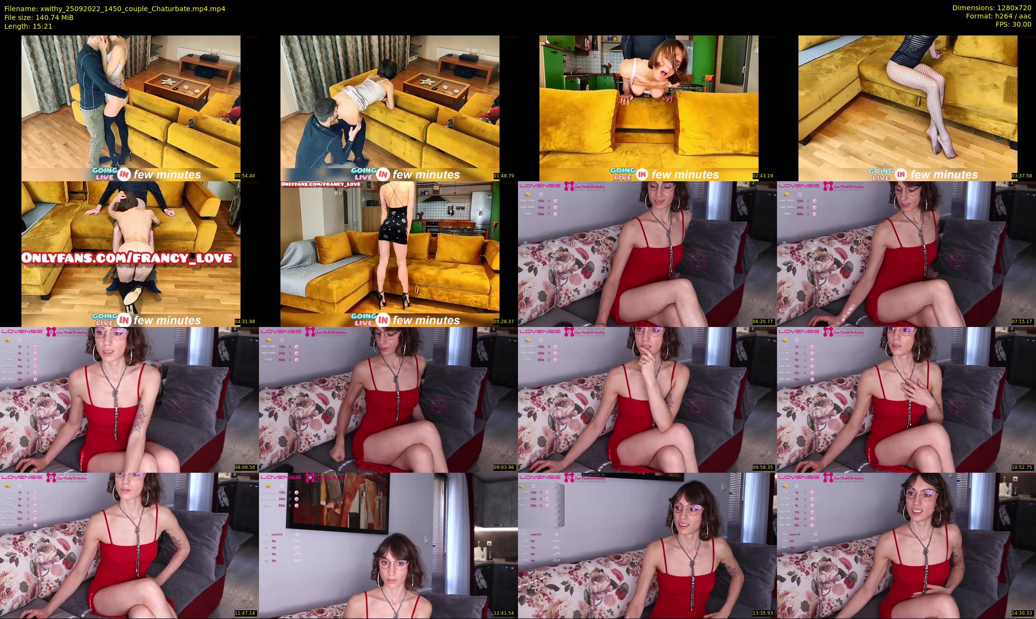xwithy — 16 minute Chaturbate female cam show recording, 720p, Sep 25, 2022