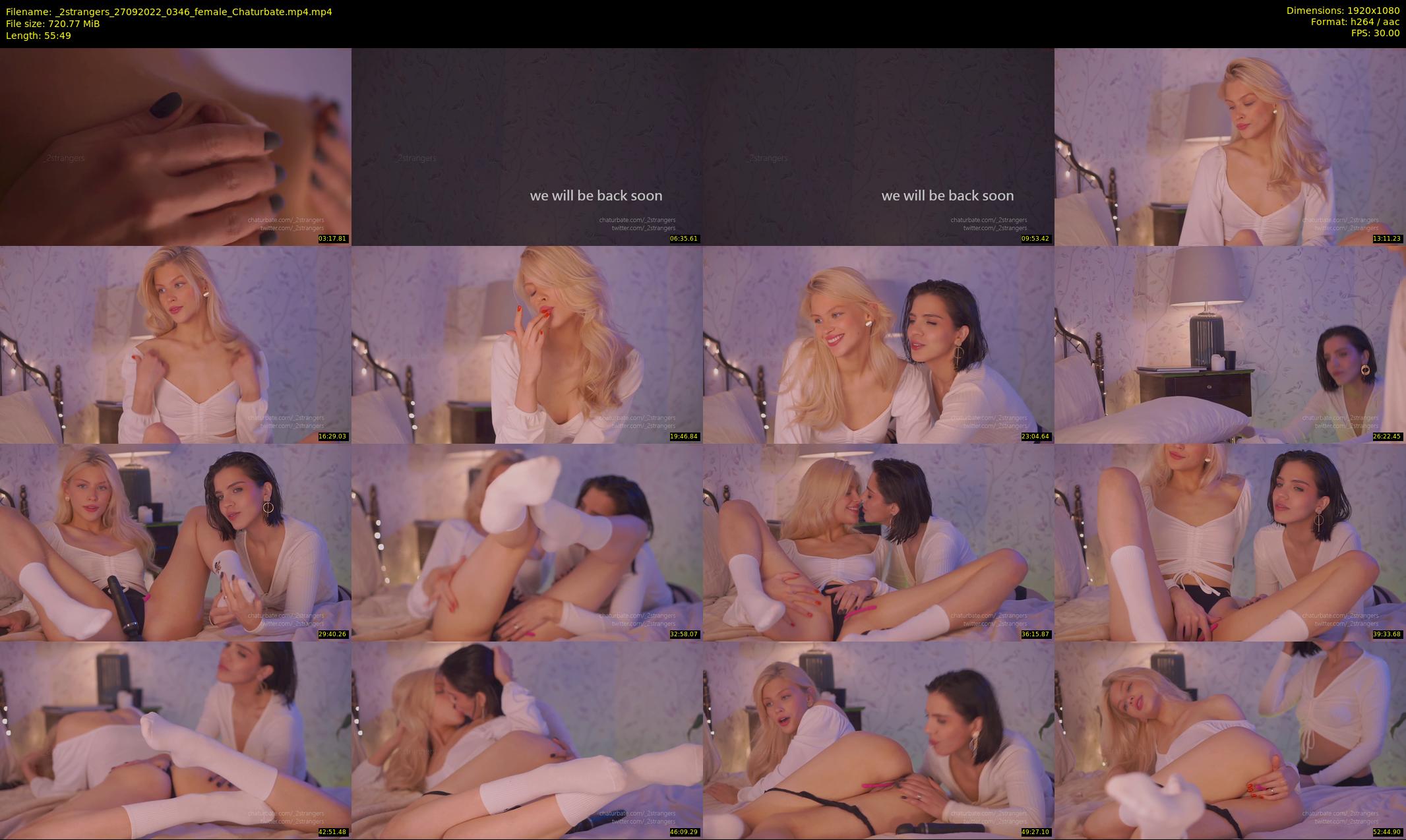 _2strangers — 56 minute Chaturbate couple cam show recording, 1080p, Sep 27, 2022
