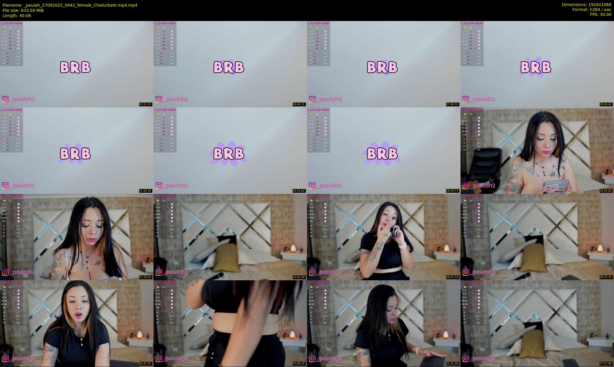 _paulah — 41 minute Chaturbate female cam show recording, 1080p, Sep 27, 2022