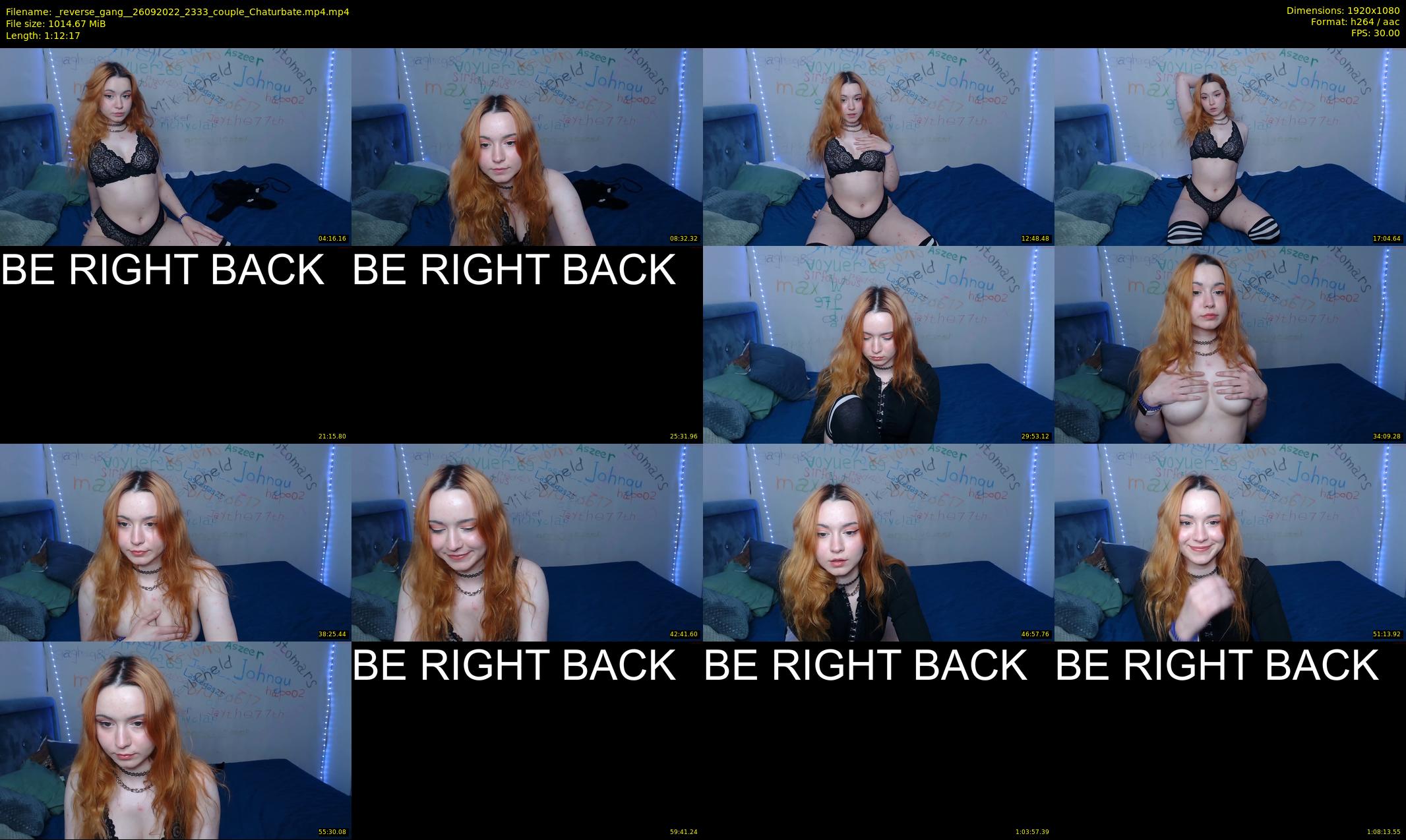 _reverse_gang_ — 73 minute Chaturbate couple cam show recording, 1080p, Sep 26, 2022