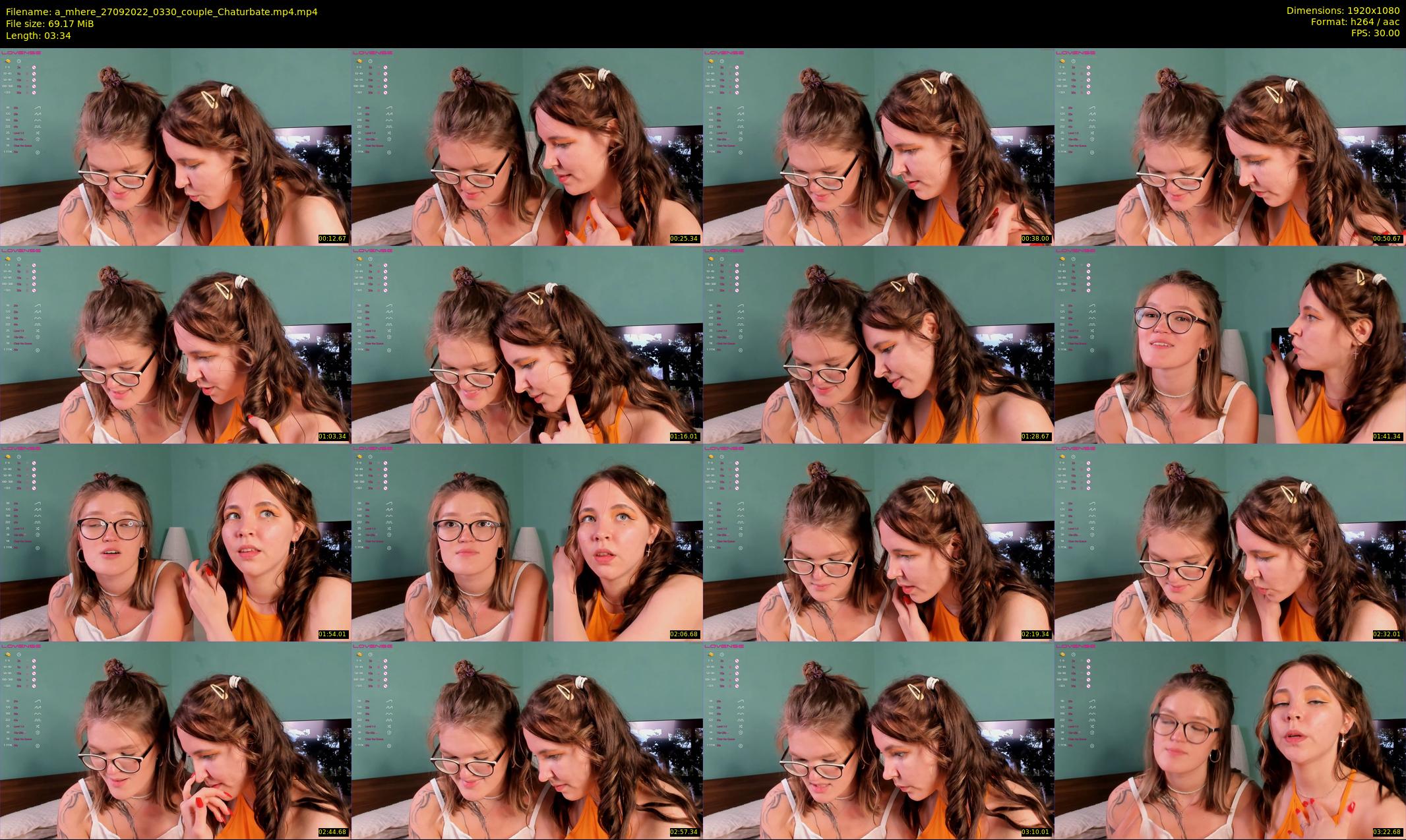 a_mhere — 4 minute Chaturbate couple cam show recording, 1080p, Sep 27, 2022