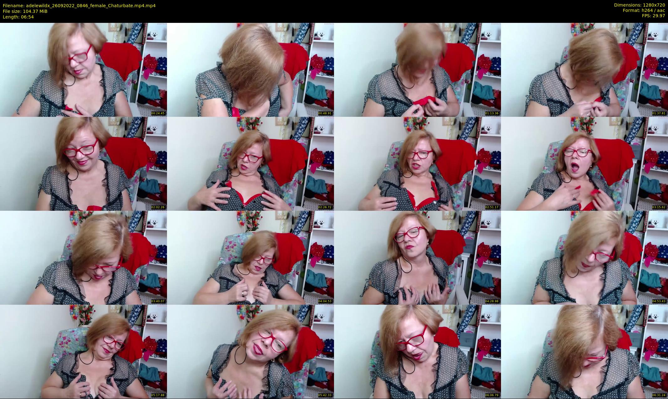 adelewildx — 7 minute Chaturbate female cam show recording, 720p, Sep 26, 2022