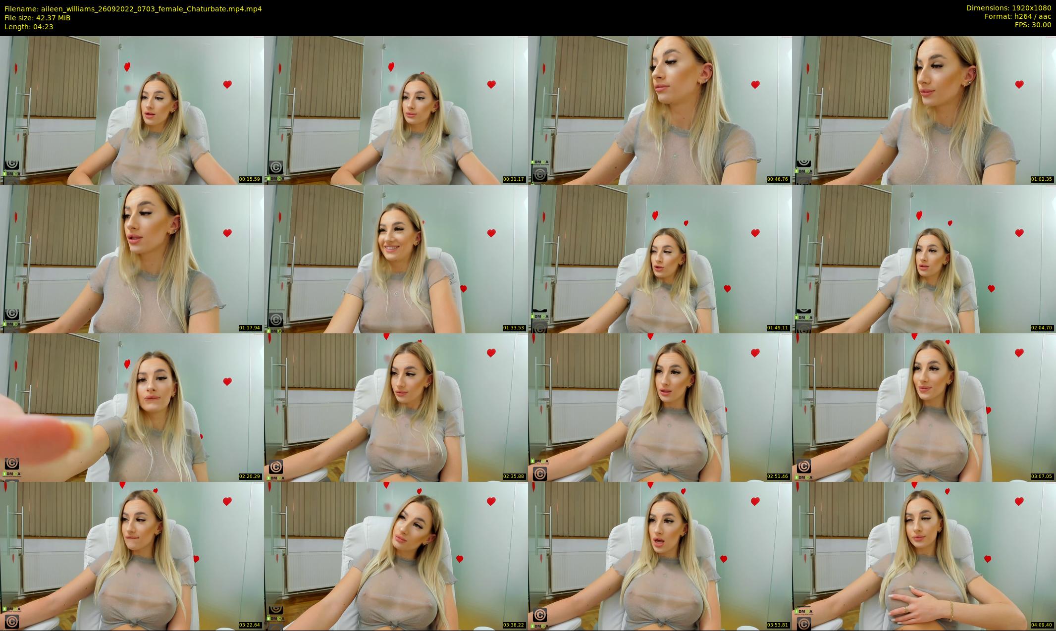 aileen_williams — 5 minute Chaturbate female cam show recording, 1080p, Sep 26, 2022