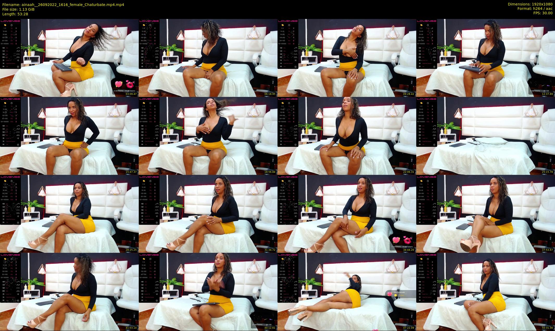ainaah_ — 54 minute Chaturbate female cam show recording, 1080p, Sep 26, 2022