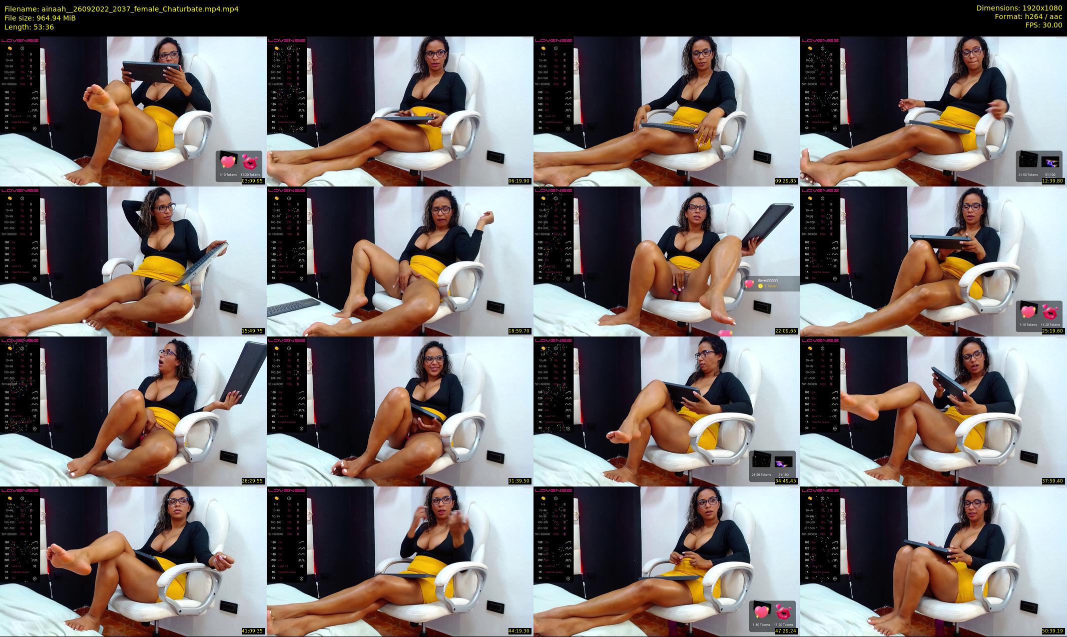 ainaah_ — 54 minute Chaturbate female cam show recording, 1080p, Sep 26, 2022
