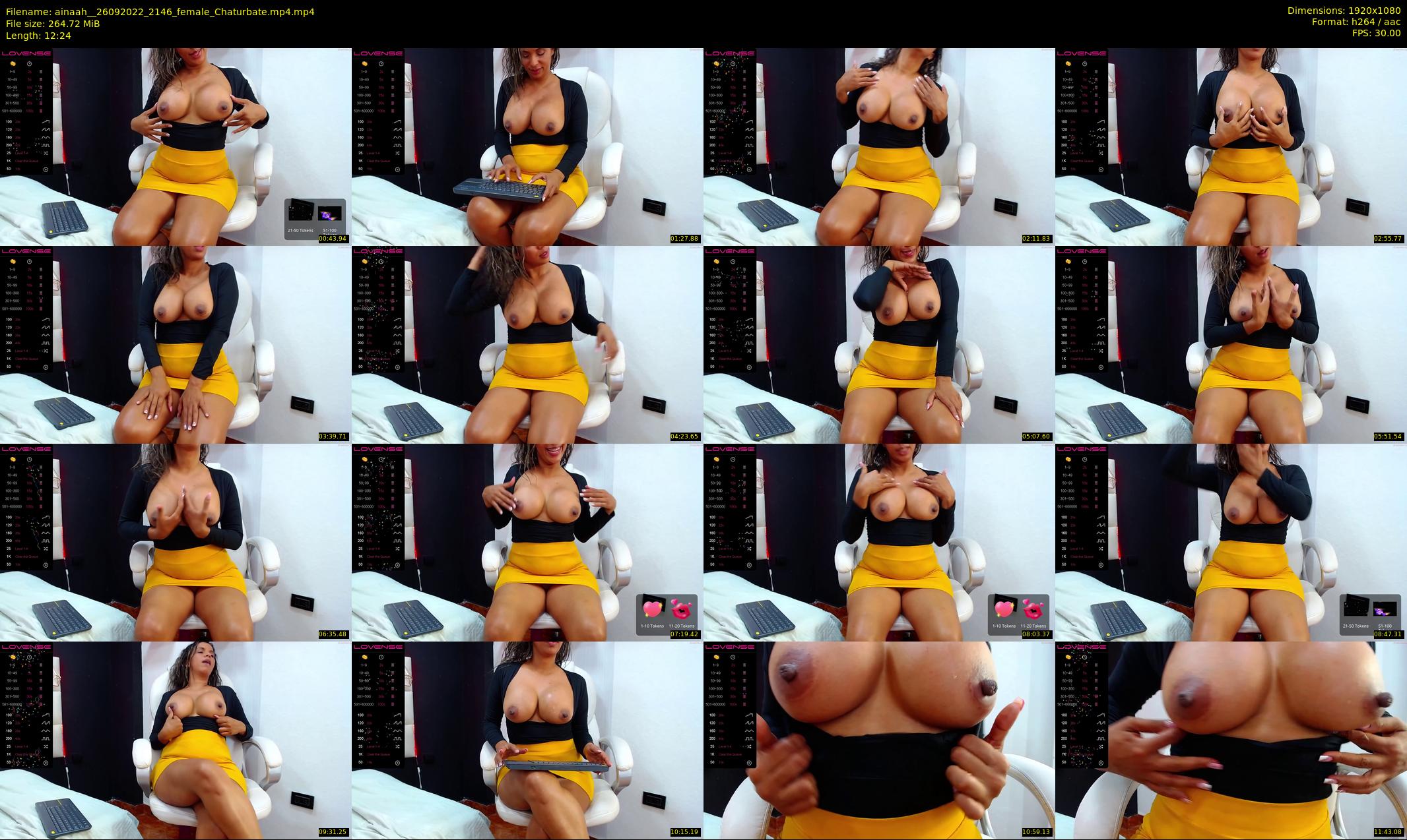ainaah_ — 13 minute Chaturbate female cam show recording, 1080p, Sep 26, 2022