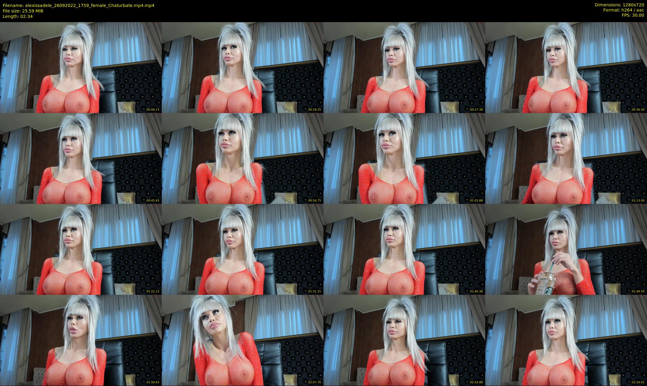 alexissadele — 3 minute Chaturbate female cam show recording, 720p, Sep 26, 2022