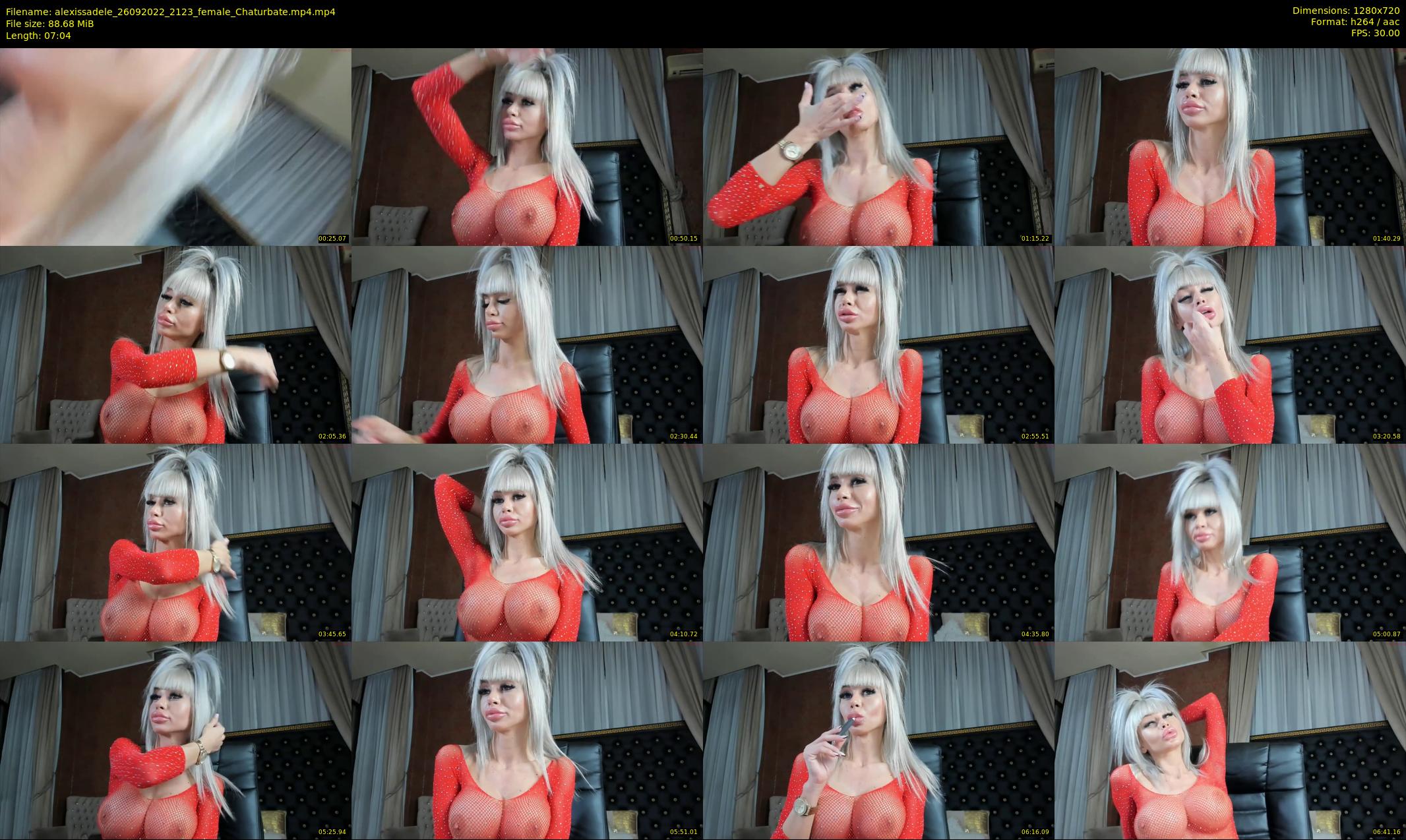 alexissadele — 8 minute Chaturbate female cam show recording, 720p, Sep 26, 2022