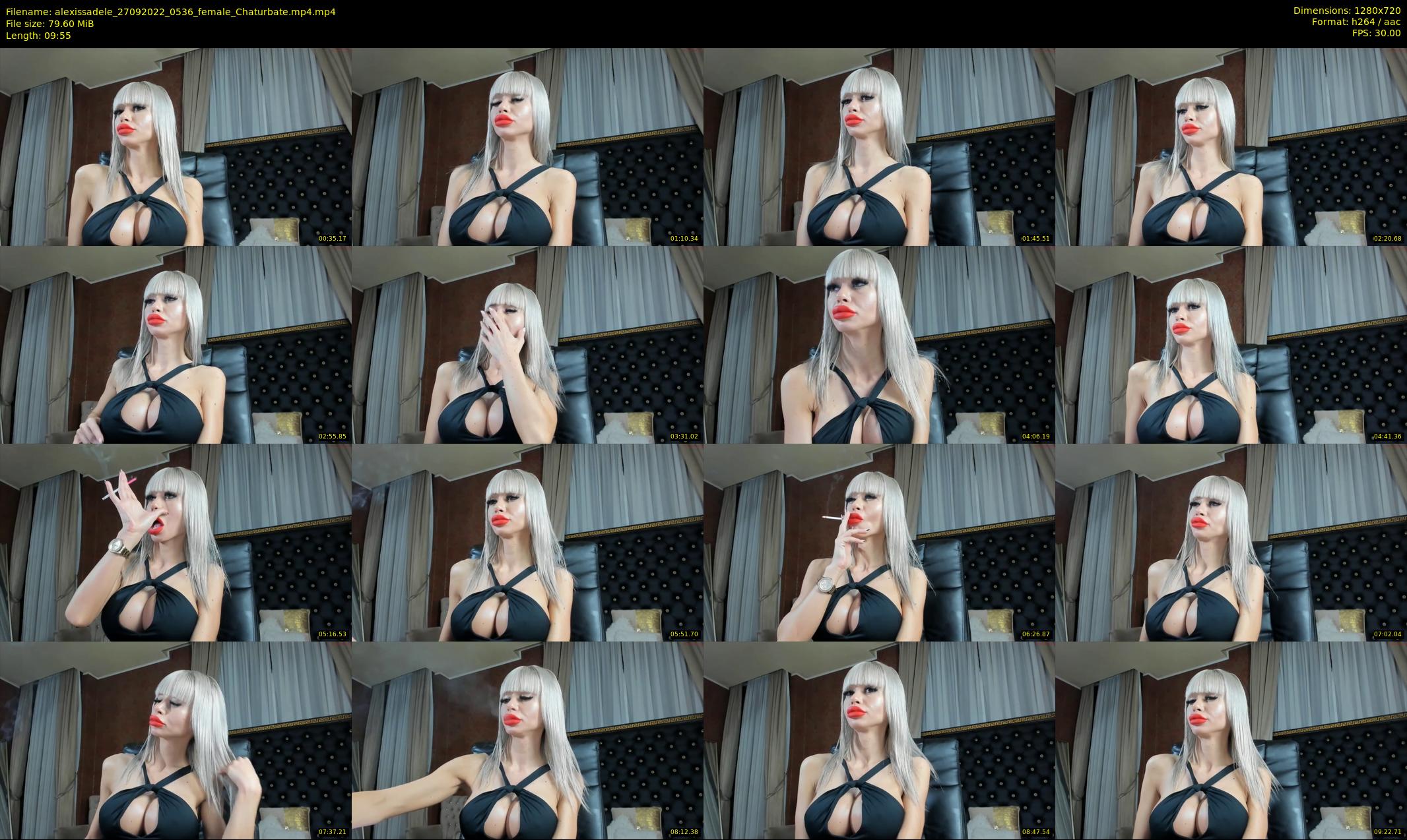 alexissadele — 10 minute Chaturbate female cam show recording, 720p, Sep 27, 2022