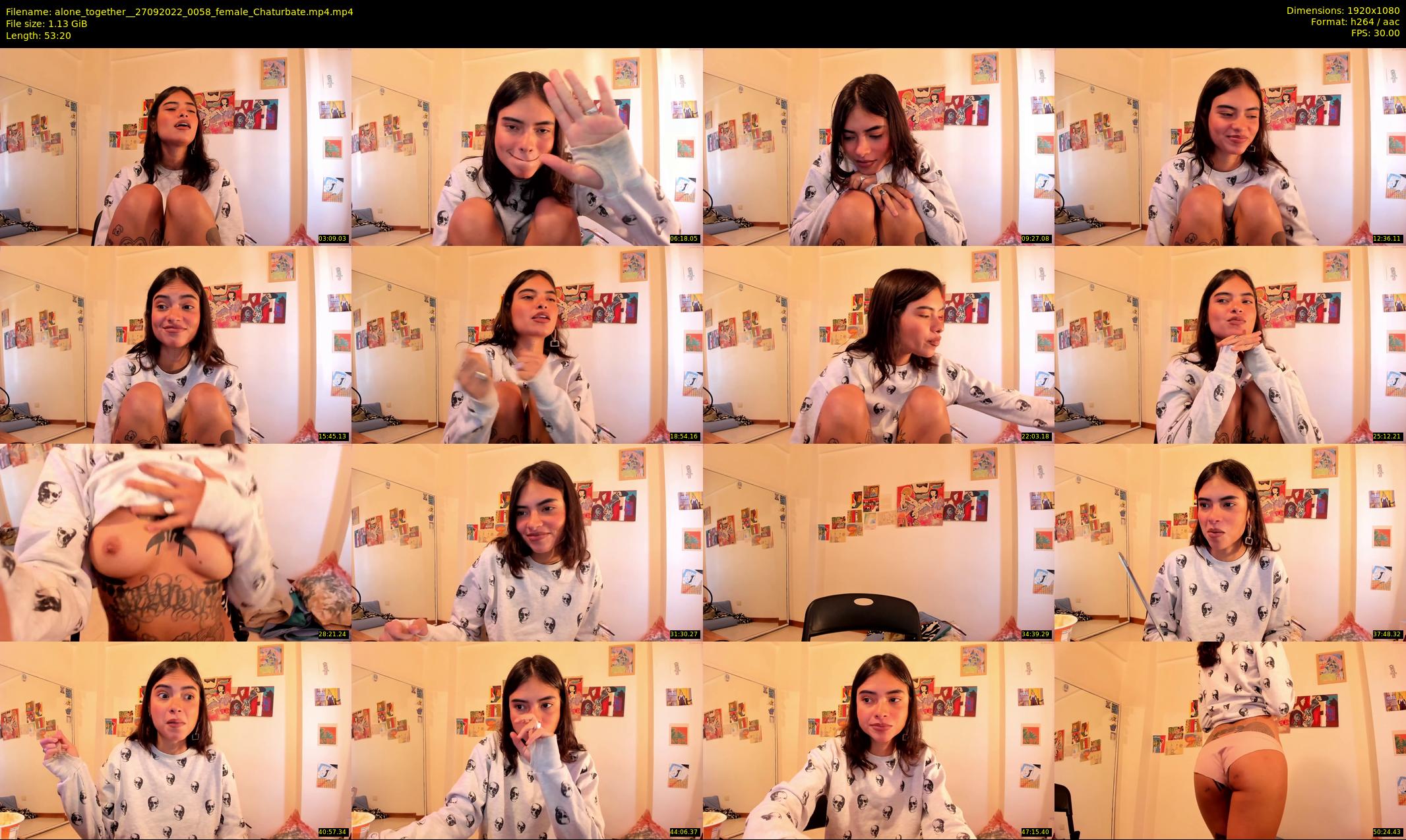 alone_together_ — 54 minute Chaturbate female cam show recording, 1080p, Sep 27, 2022