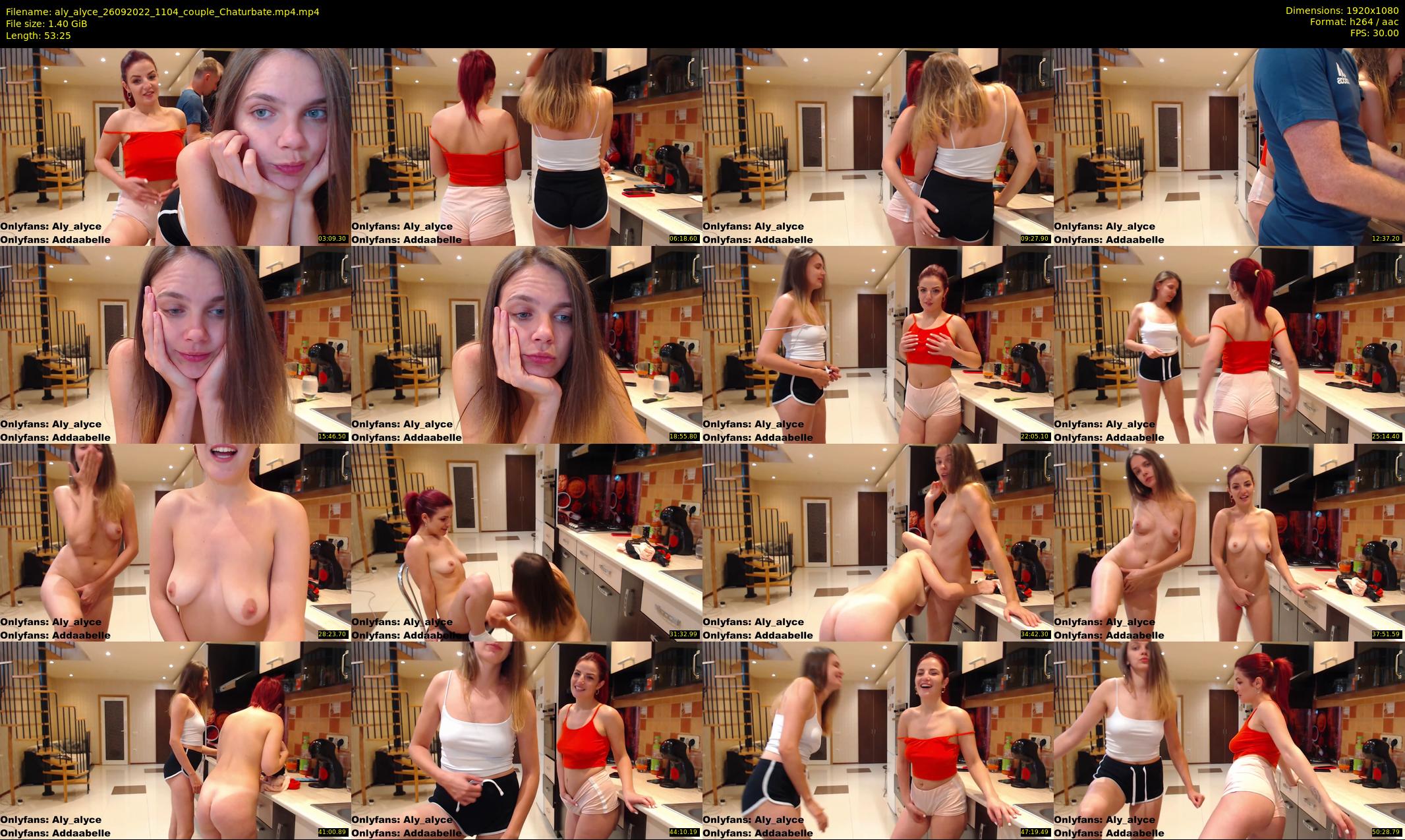 aly_alyce — 54 minute Chaturbate female cam show recording, 1080p, Sep 26, 2022