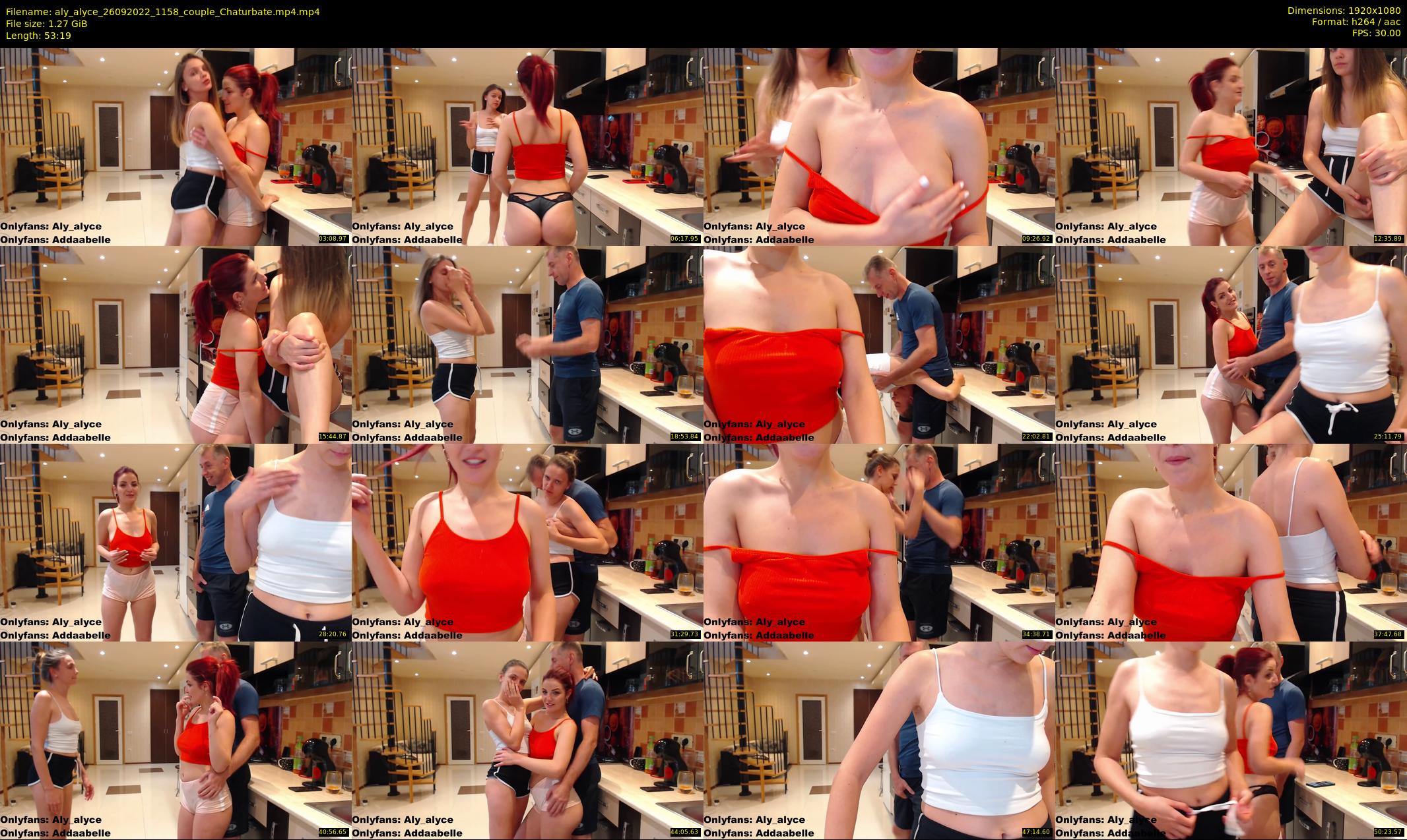 aly_alyce — 54 minute Chaturbate female cam show recording, 1080p, Sep 26, 2022